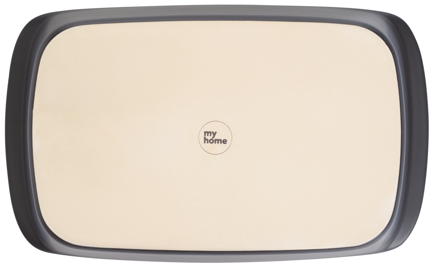 myhome keraaminen vuoka 40x24x7cm musta