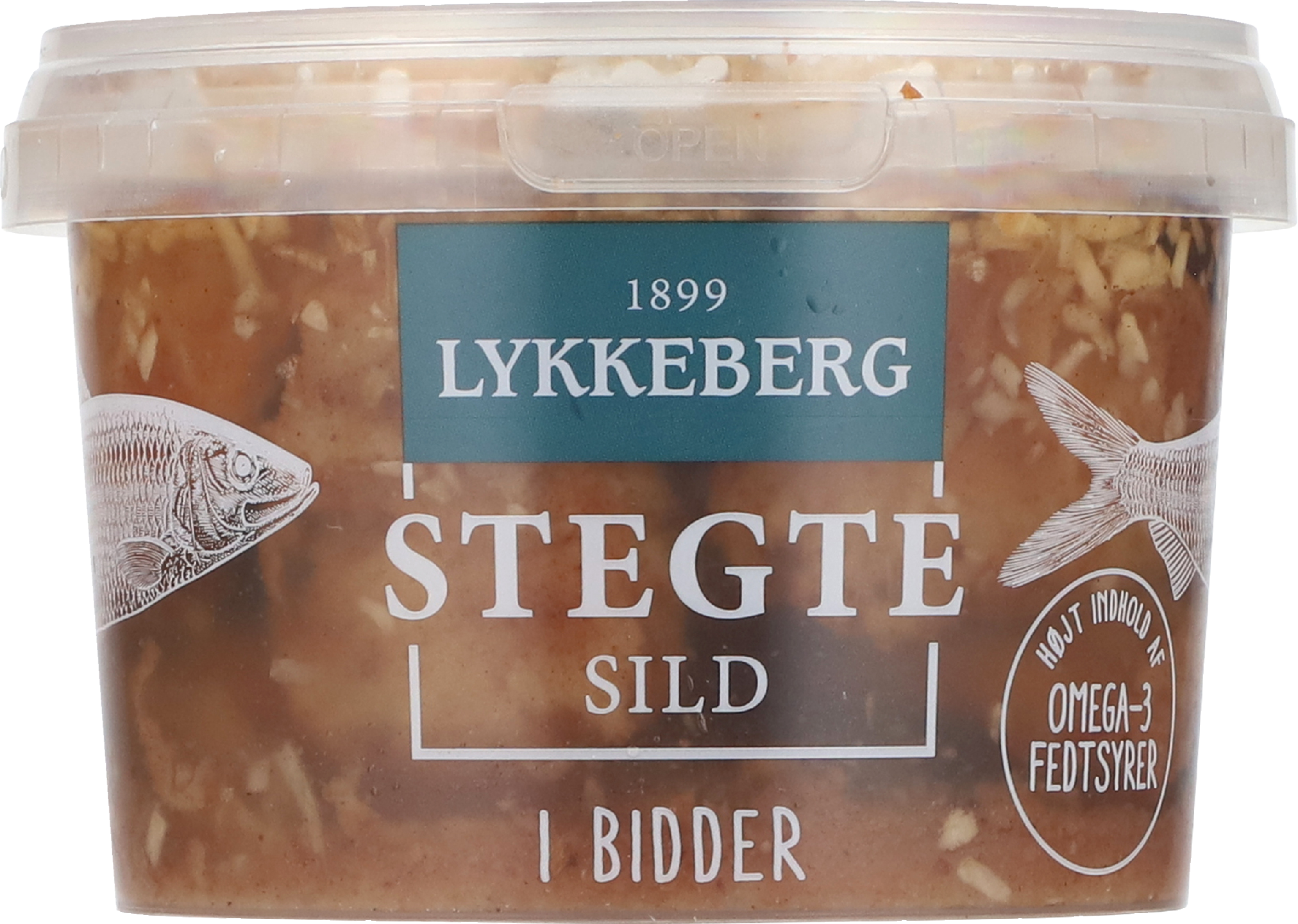 Lykkeberg paistettu silli paloina marinadissa 500/250g