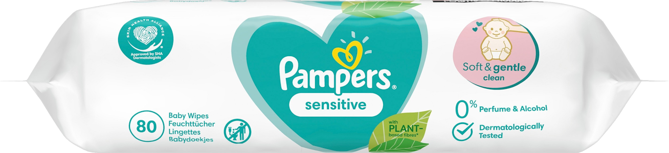 Pampers Sensitive puhdistuspyyhe 80kpl