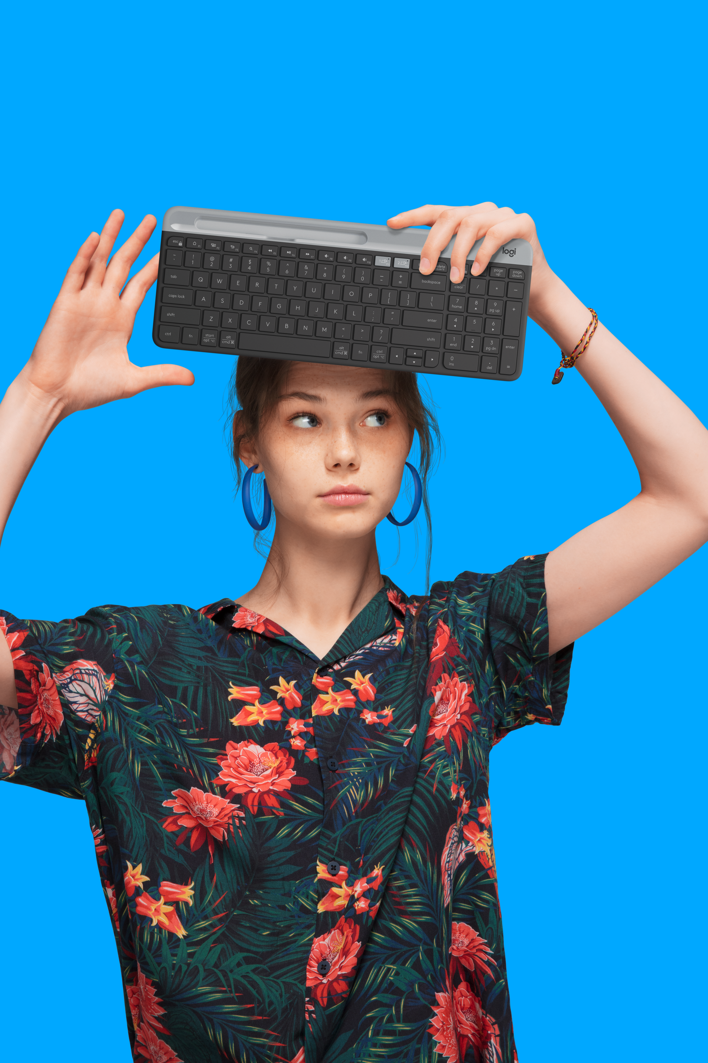 Logitech K580 Slim -langaton näppäimistö