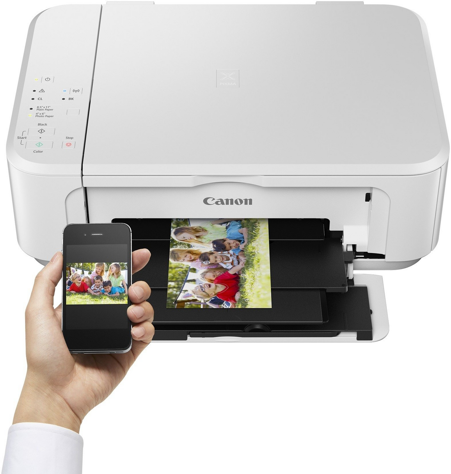 Canon Pixma MG3650S -monitoimitulostin, valkoinen