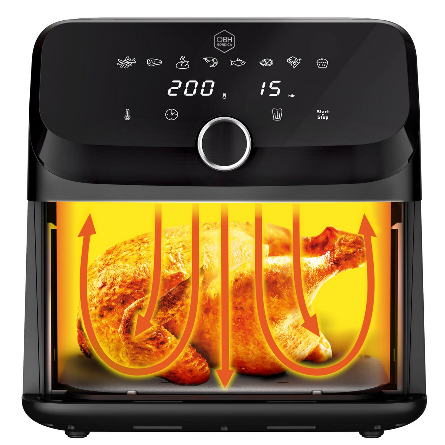 OBH Nordica Easy Fry Mega AG855DS0 -airfryer