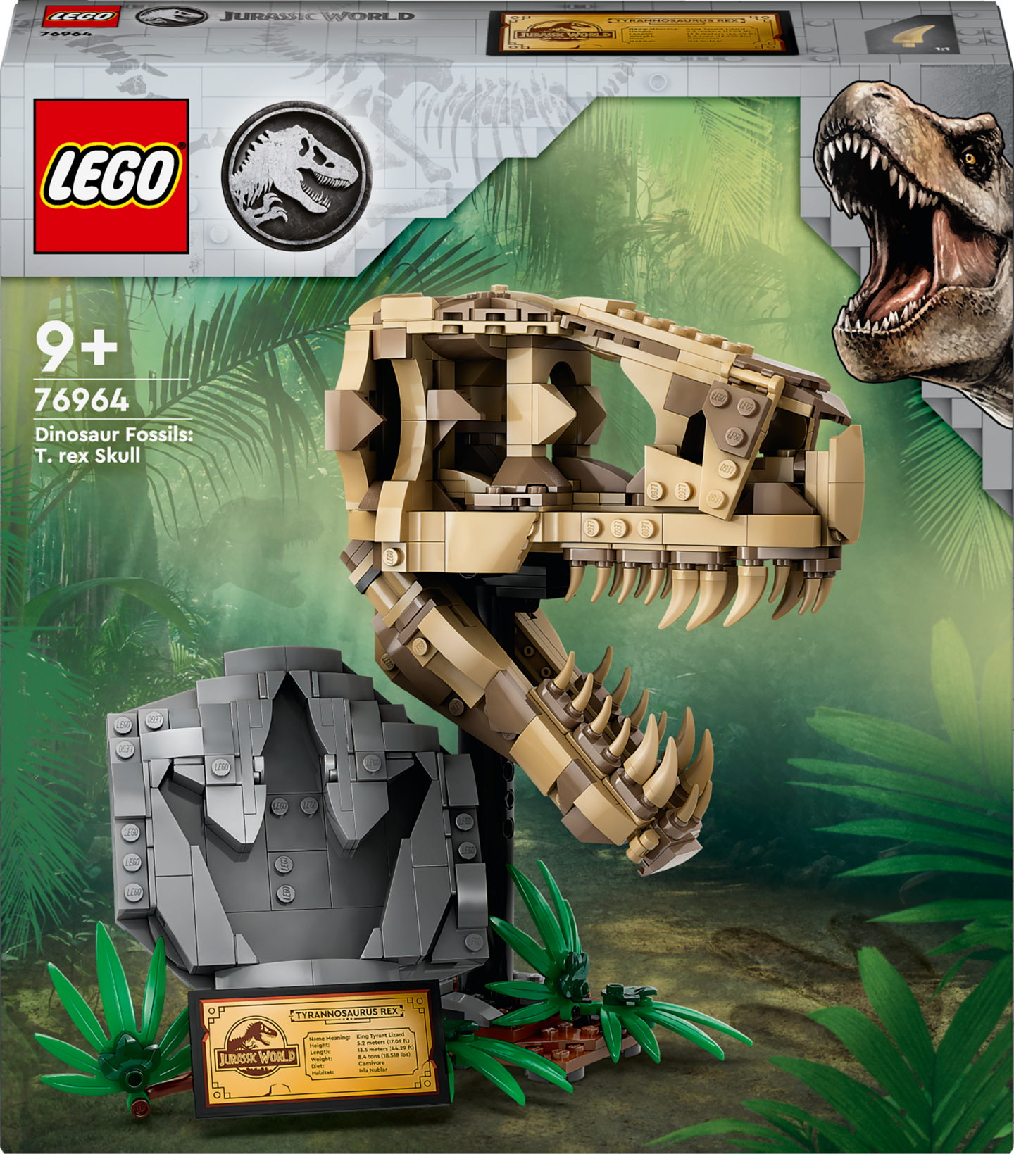 LEGO Jurassic World 76964 Dinosaurusfossiilit: T. rexin pääkallo