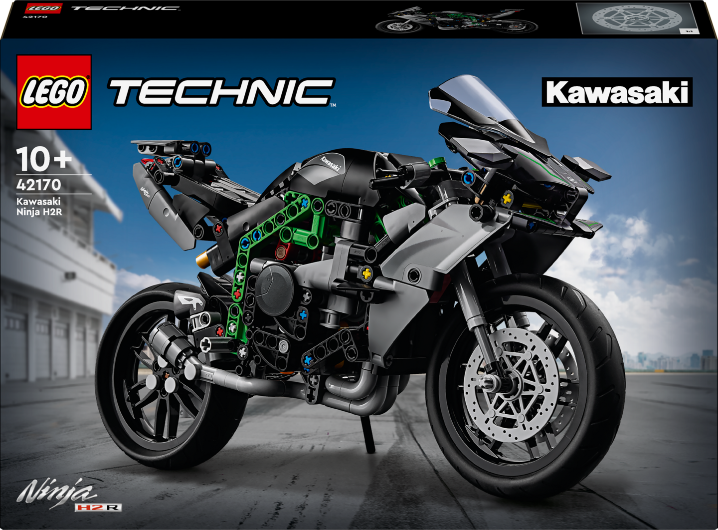 LEGO Technic 42170 Kawasaki Ninja H2R ‑moottoripyörä