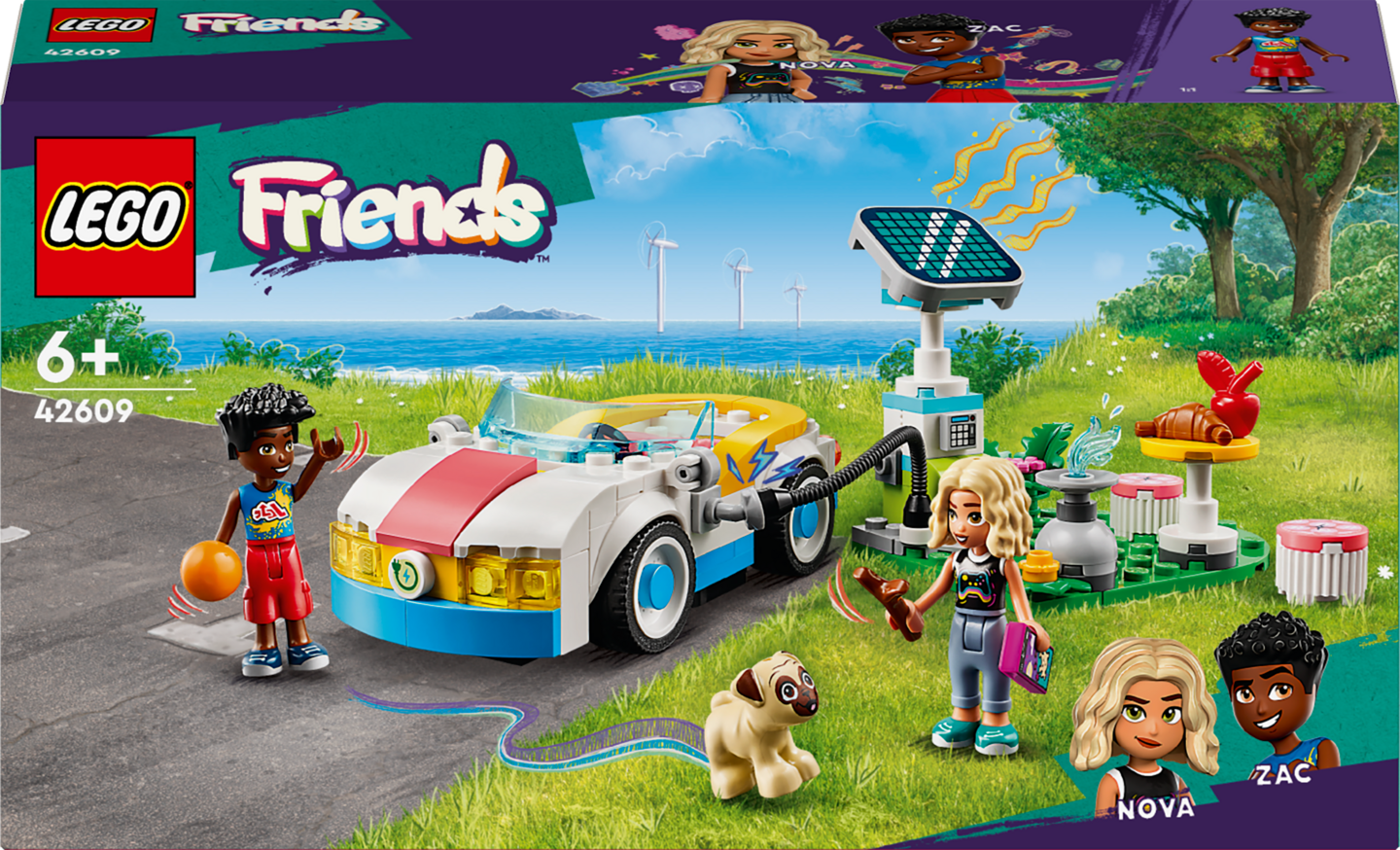 LEGO Friends 42609 Sähköauto ja latausasema