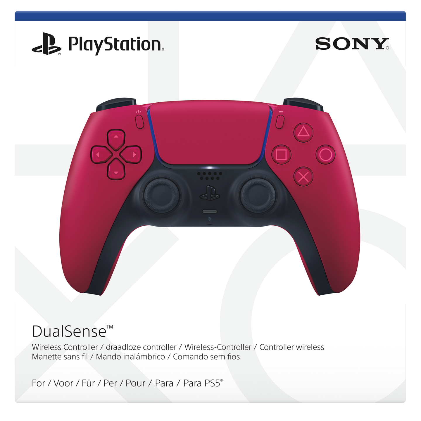 Sony PS5 DualSense Cosmic Red -langaton peliohjain