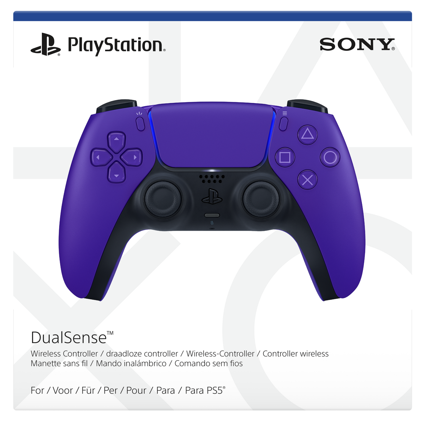 Sony PS5 DualSense Galactic Purple -langaton peliohjain