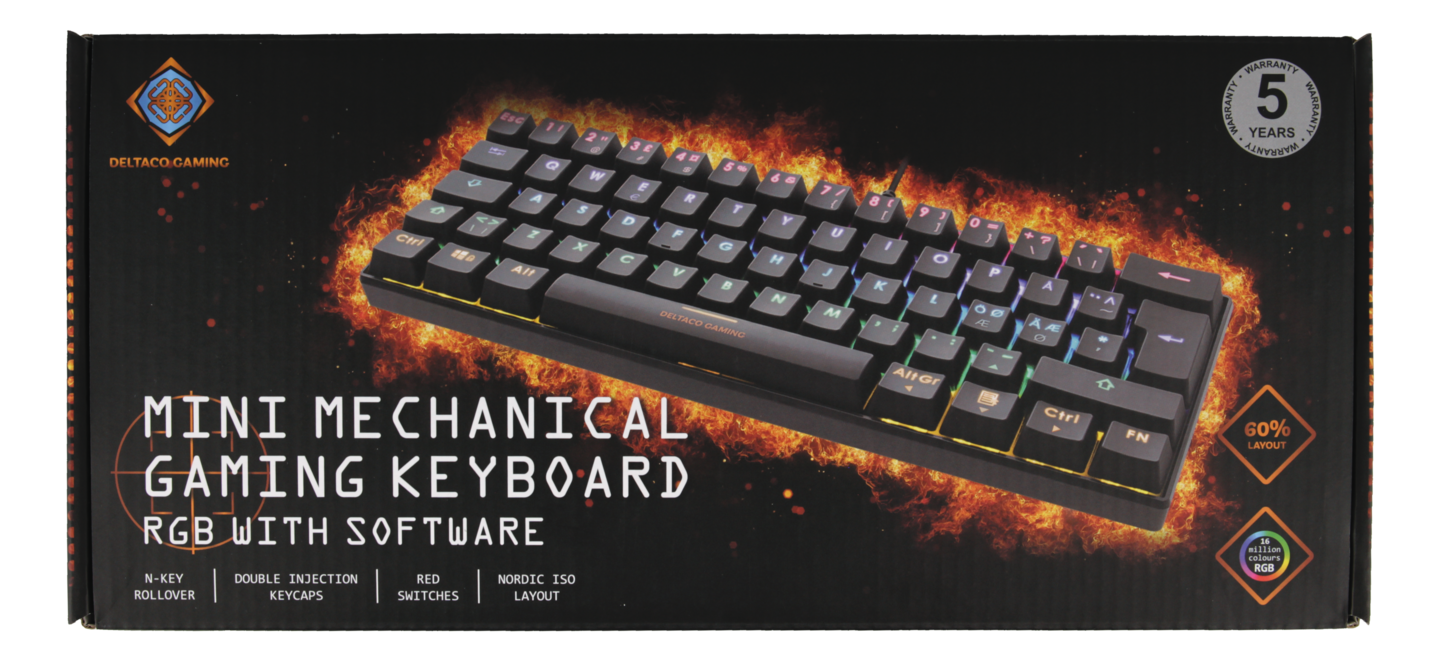 Deltaco Gaming GAM-075 -pelinäppäimistö