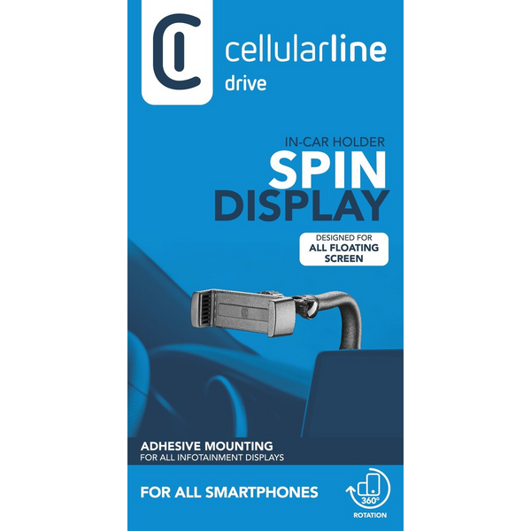 Cellularline Spin Display -puhelinteline autoon