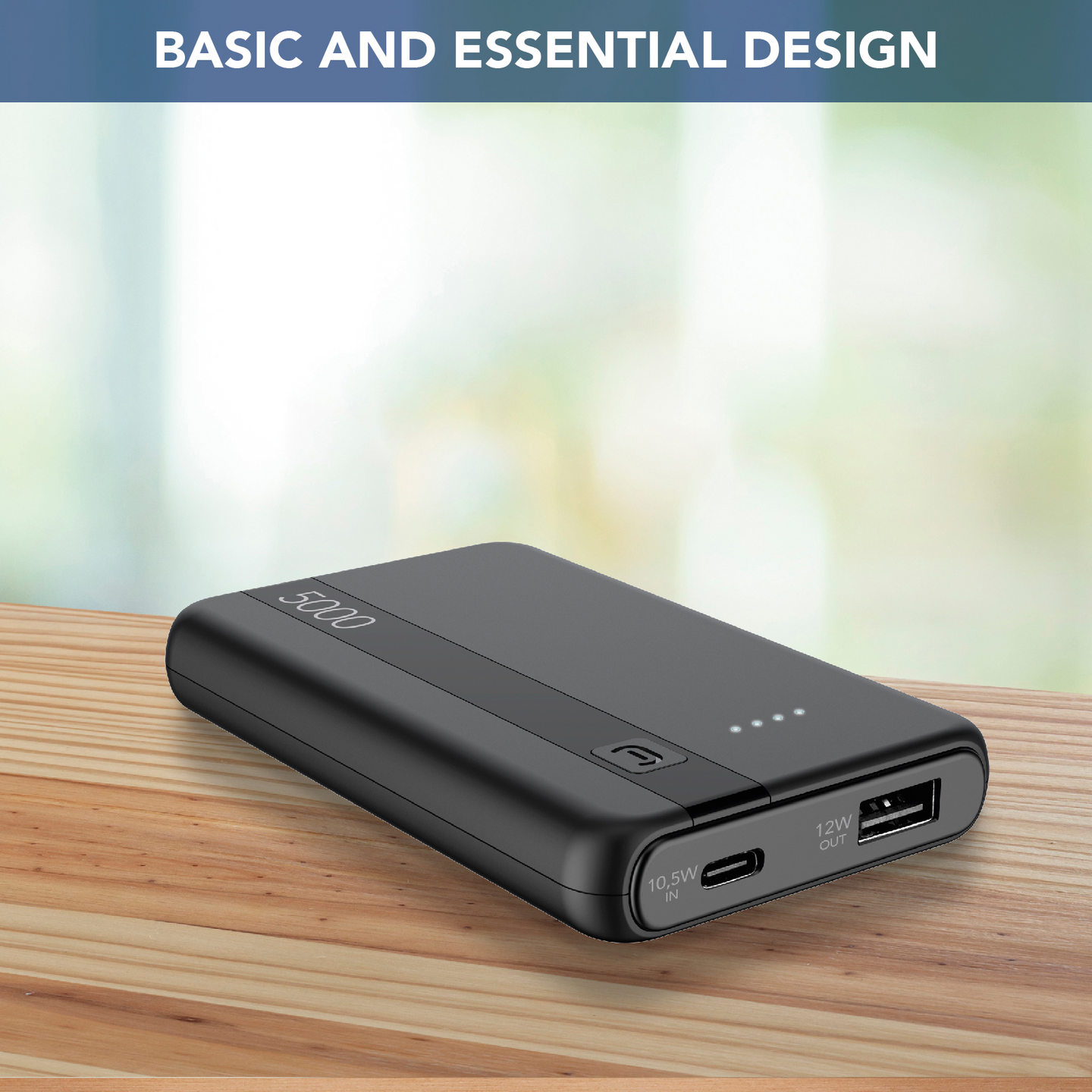 Cellularline Essential 5000 mAh -varavirtalähde