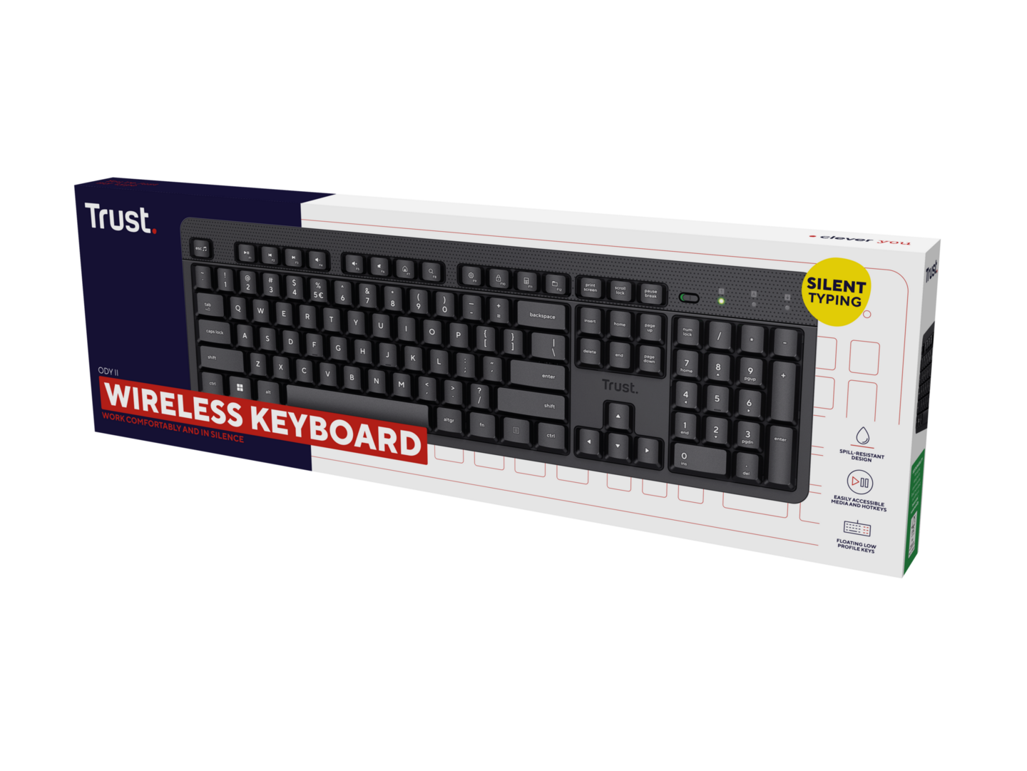 Trust Ody II -langaton näppäimistö