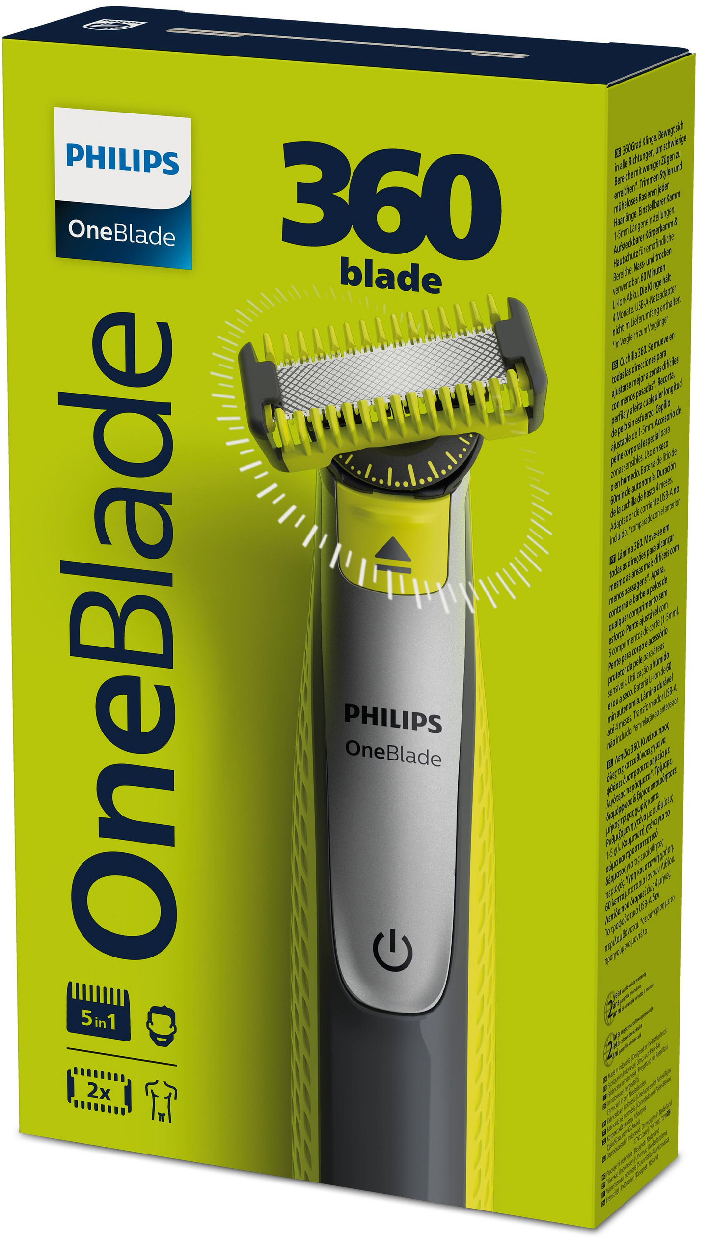 Philips OneBlade 360 Face + Body QP2834/20 -trimmeri