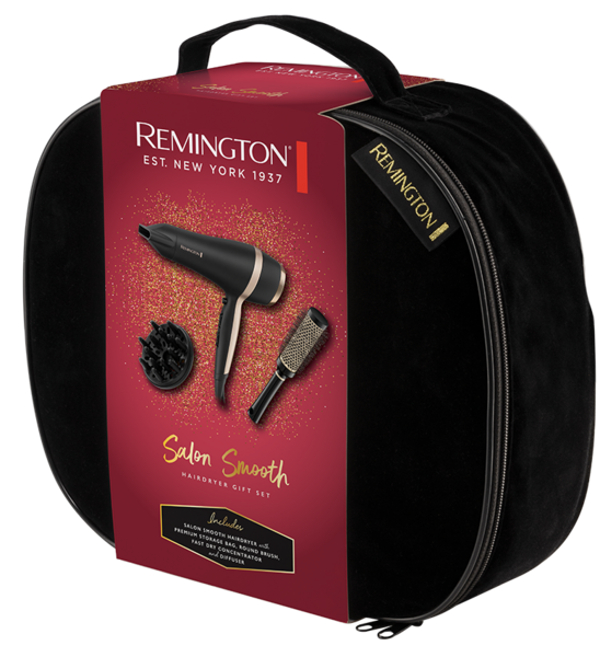 Remington Salon Smooth D6940GP -hiustenkuivain lahjapakkaus