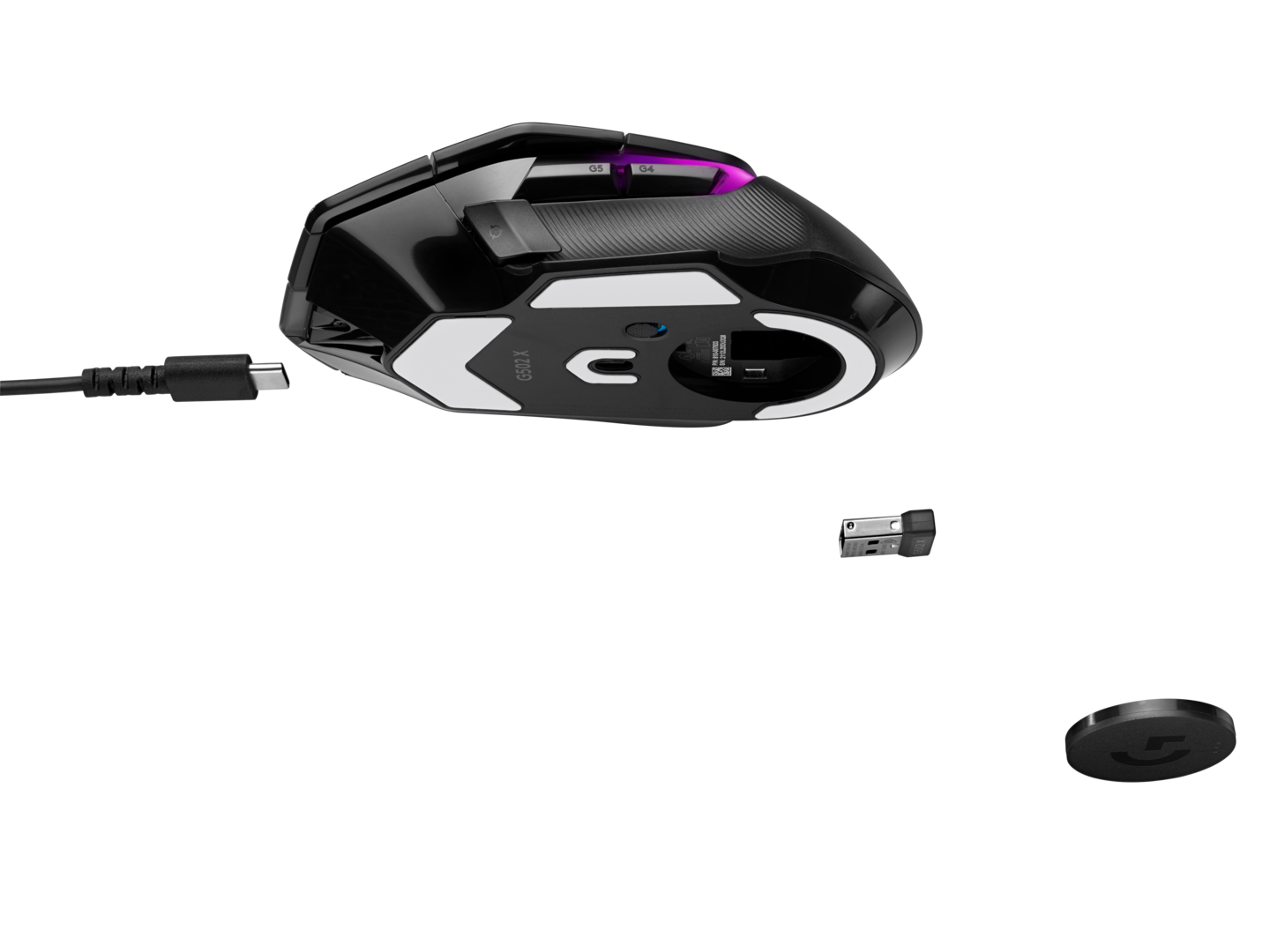 Logitech G502 X Plus -langaton pelihiiri, musta