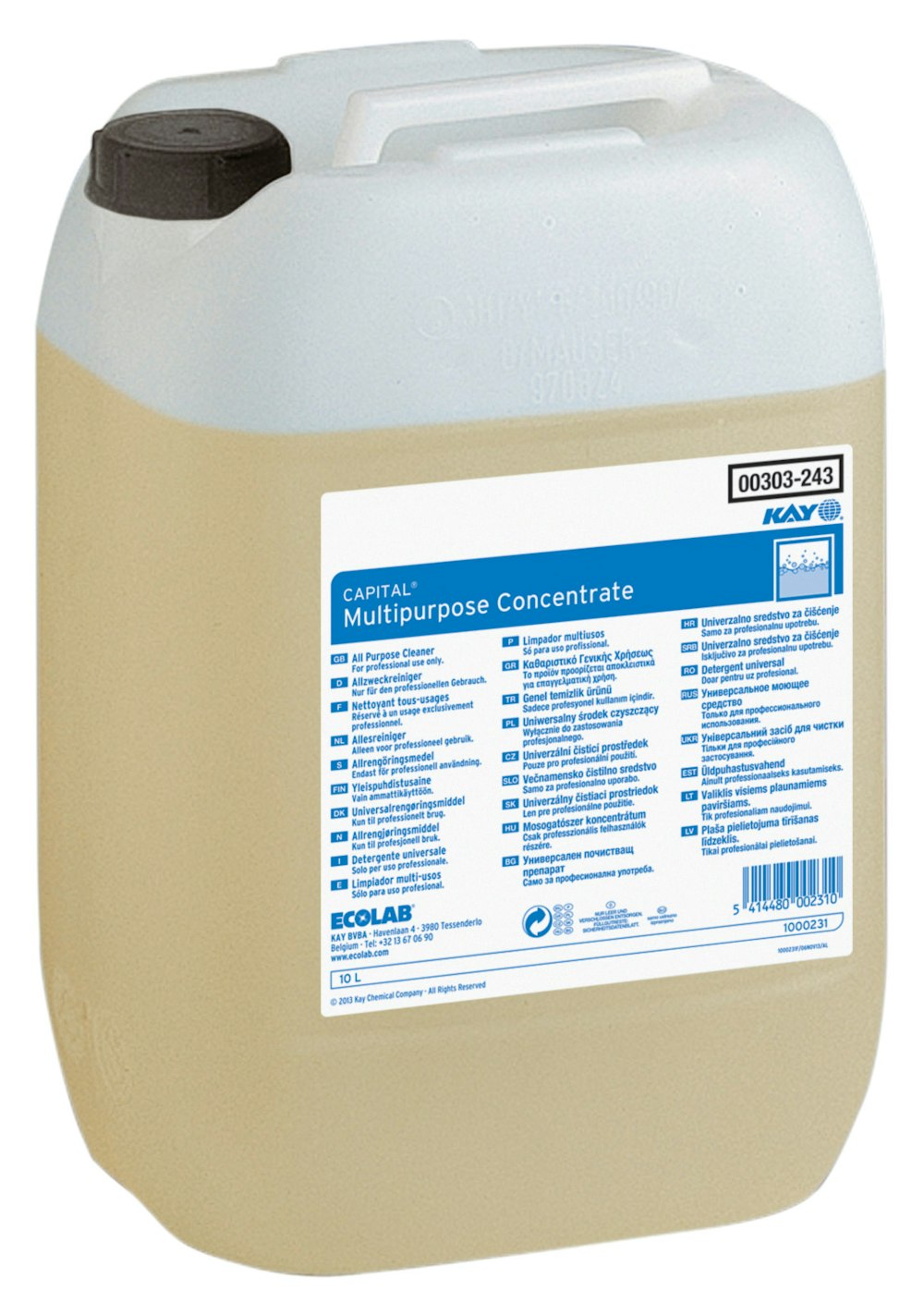 Ecolab Kay Capital Multipurpose Cleaner yleispuhdistusaine ja