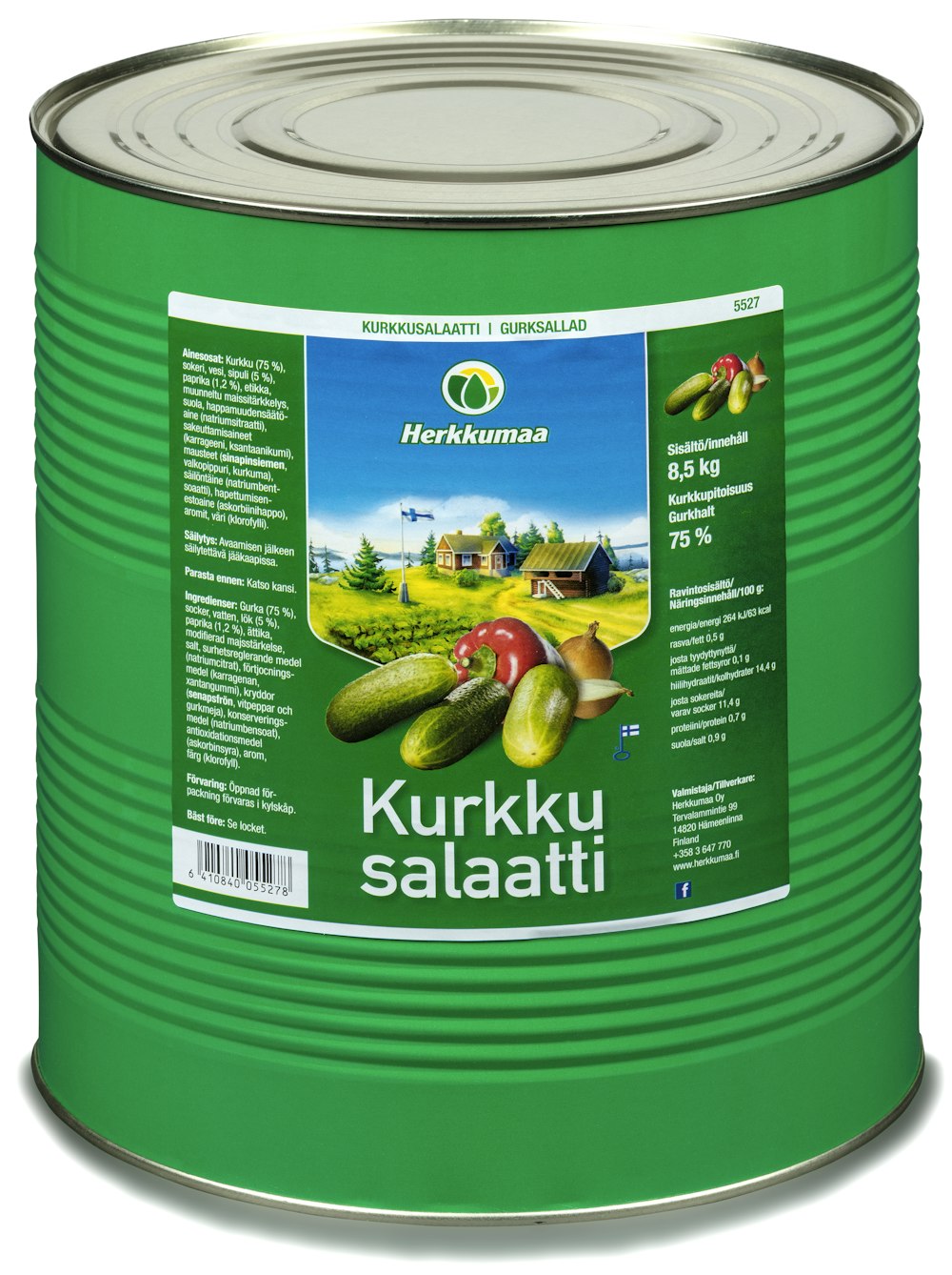 Herkkumaa kurkkusalaatti 8,5kg — HoReCa-tukku Kespro