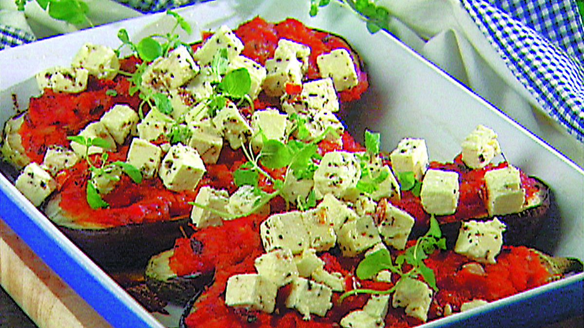 Täytetyt munakoisot