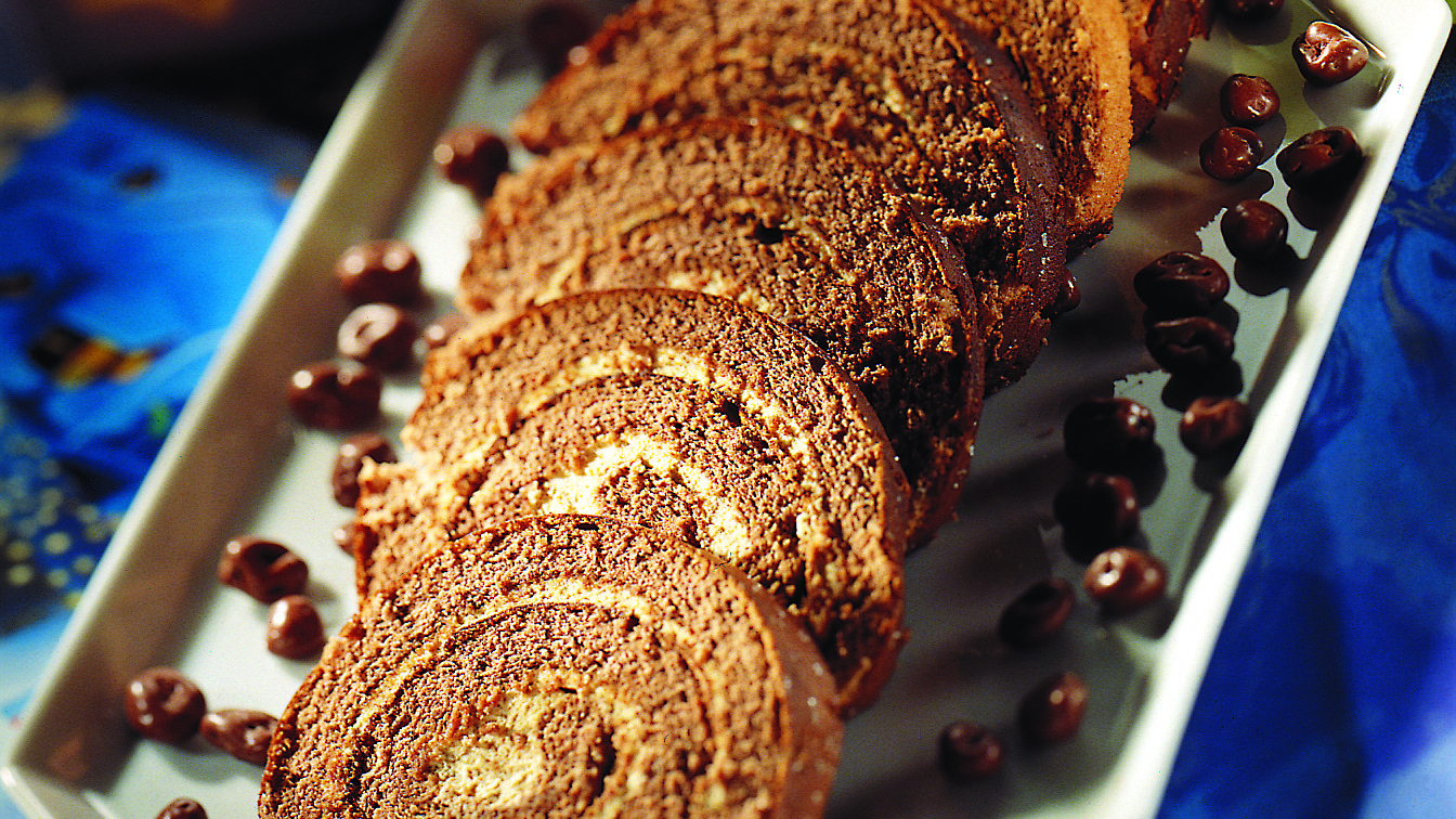 Irish coffee -kääretorttu