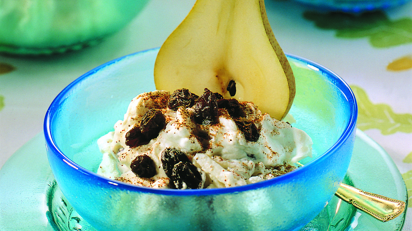 Päärynä-rusinarahka