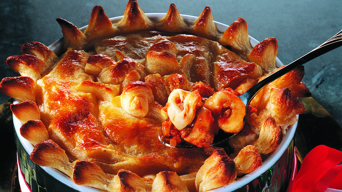 Italialainen tortellini in corona