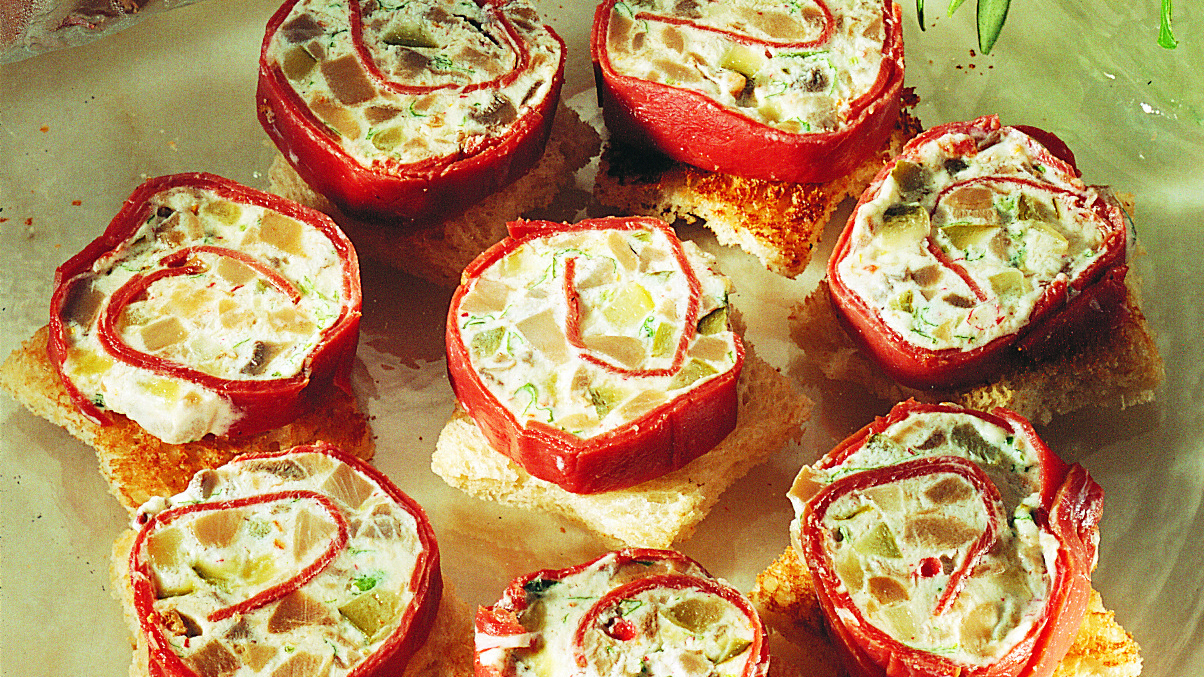 Sienitäytteinen savupororulla