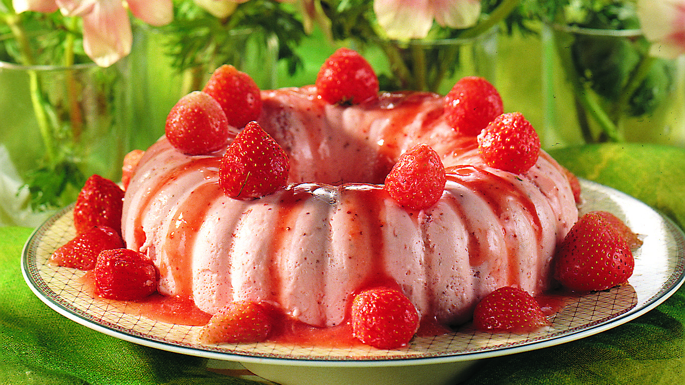 Mansikka-jogurttihyytelö