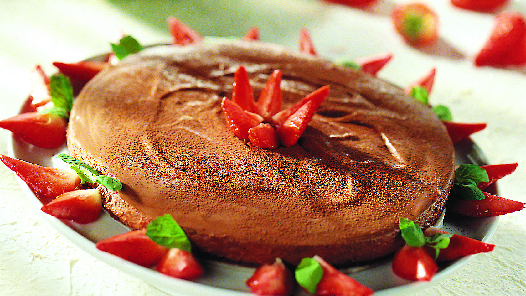 Suussasulava suklaamoussetorttu