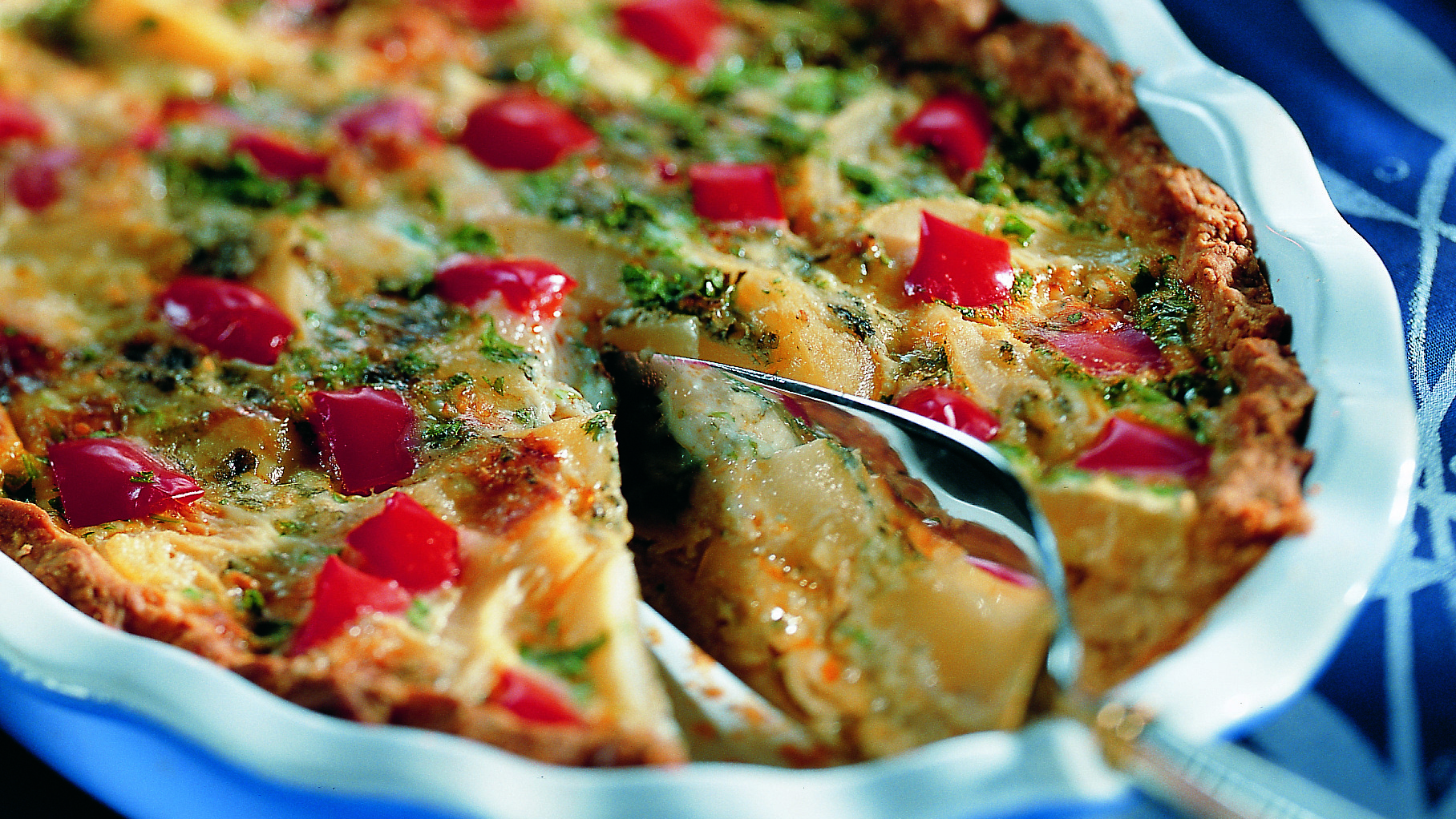 Sinihomejuuston ystävän broileripiiras