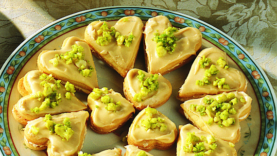 Mokkasydänpikkuleivät