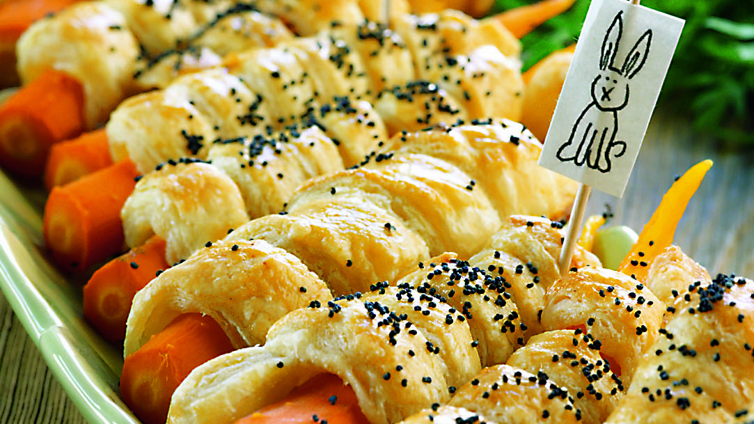 Nauravat porkkanat lapsille