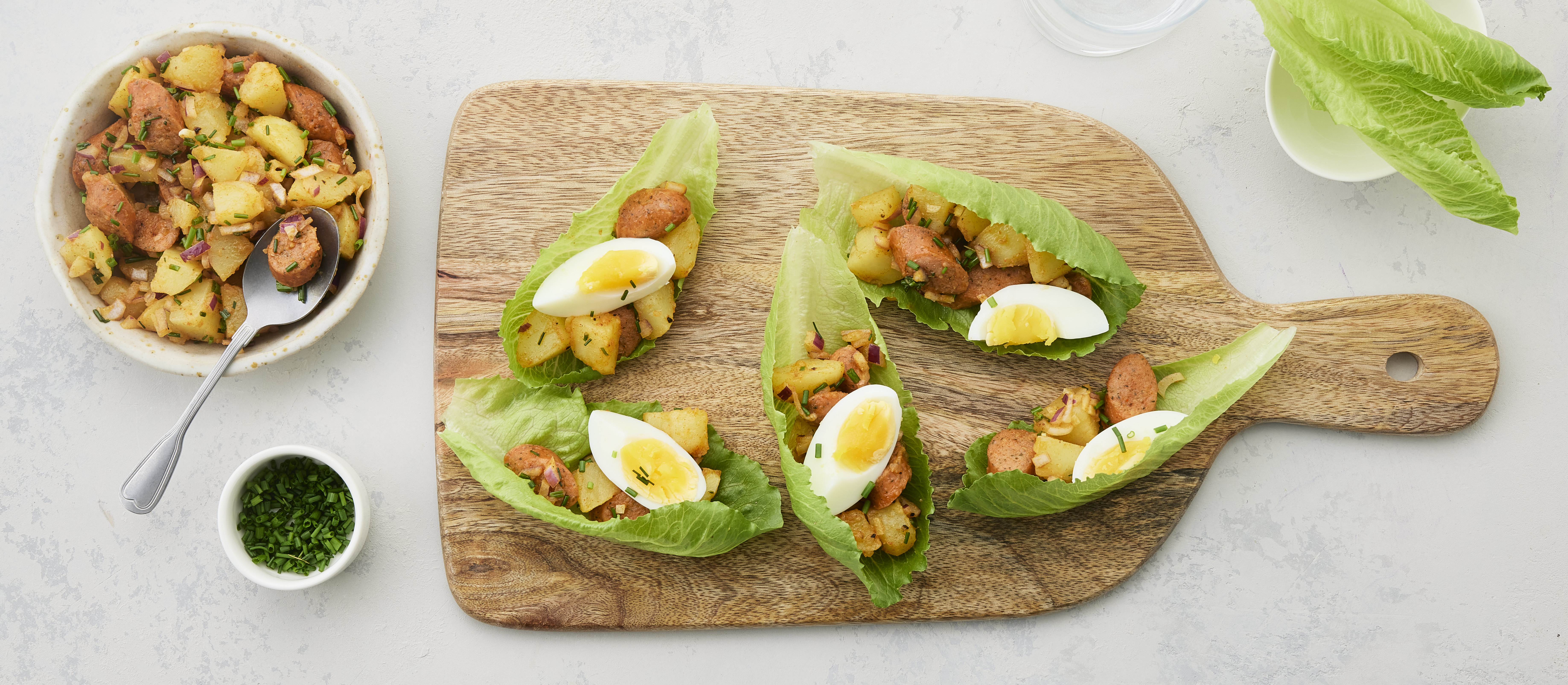 Chorizo-perunasalaatti