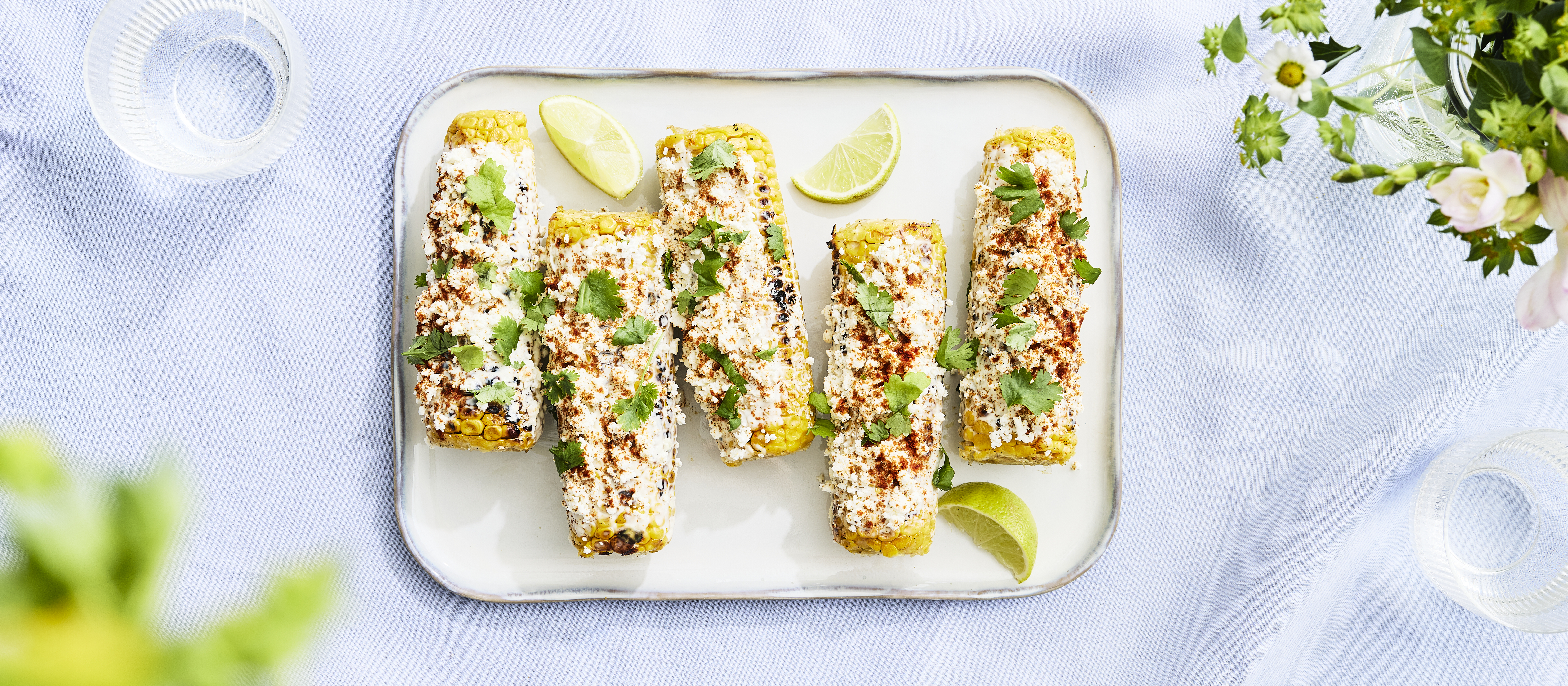 Elotes eli meksikolaiset grillatut maissit