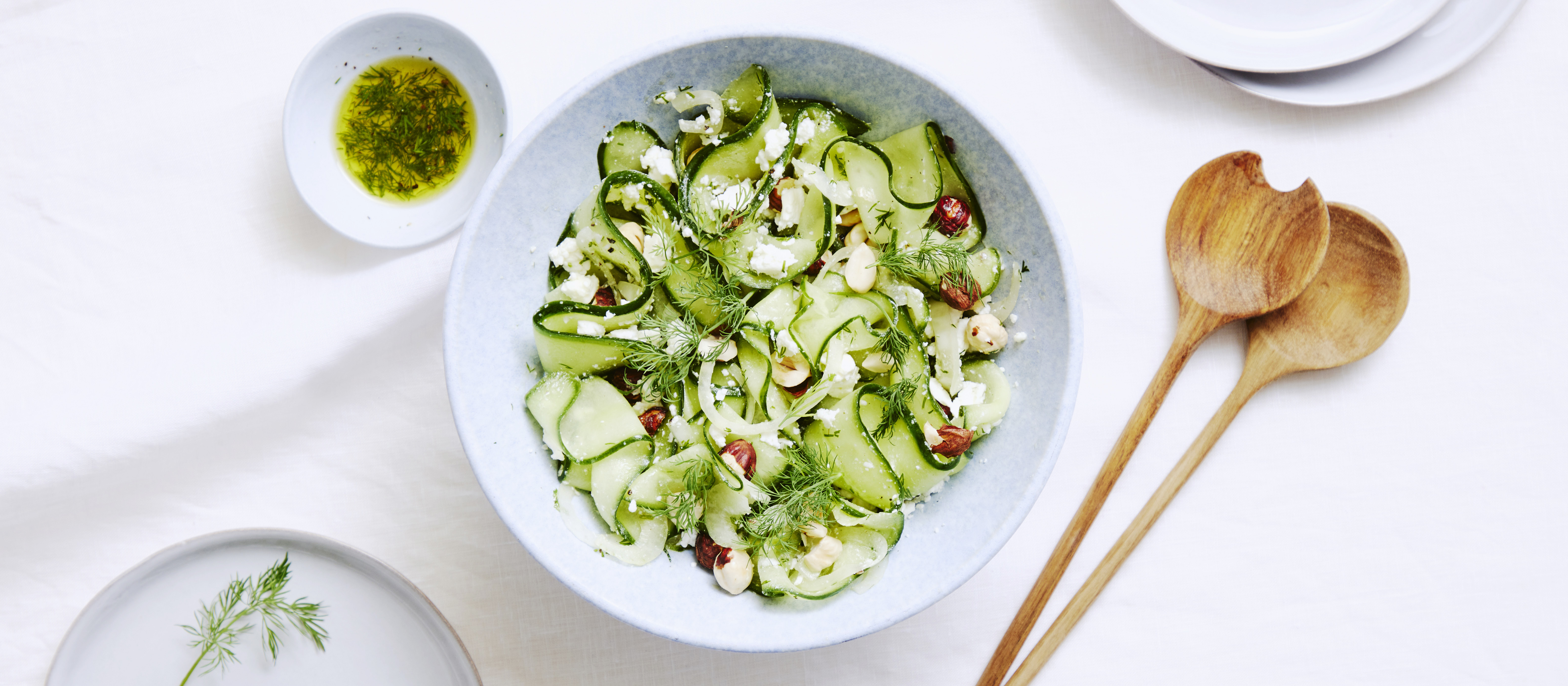 Feta-kurkkusalaatti