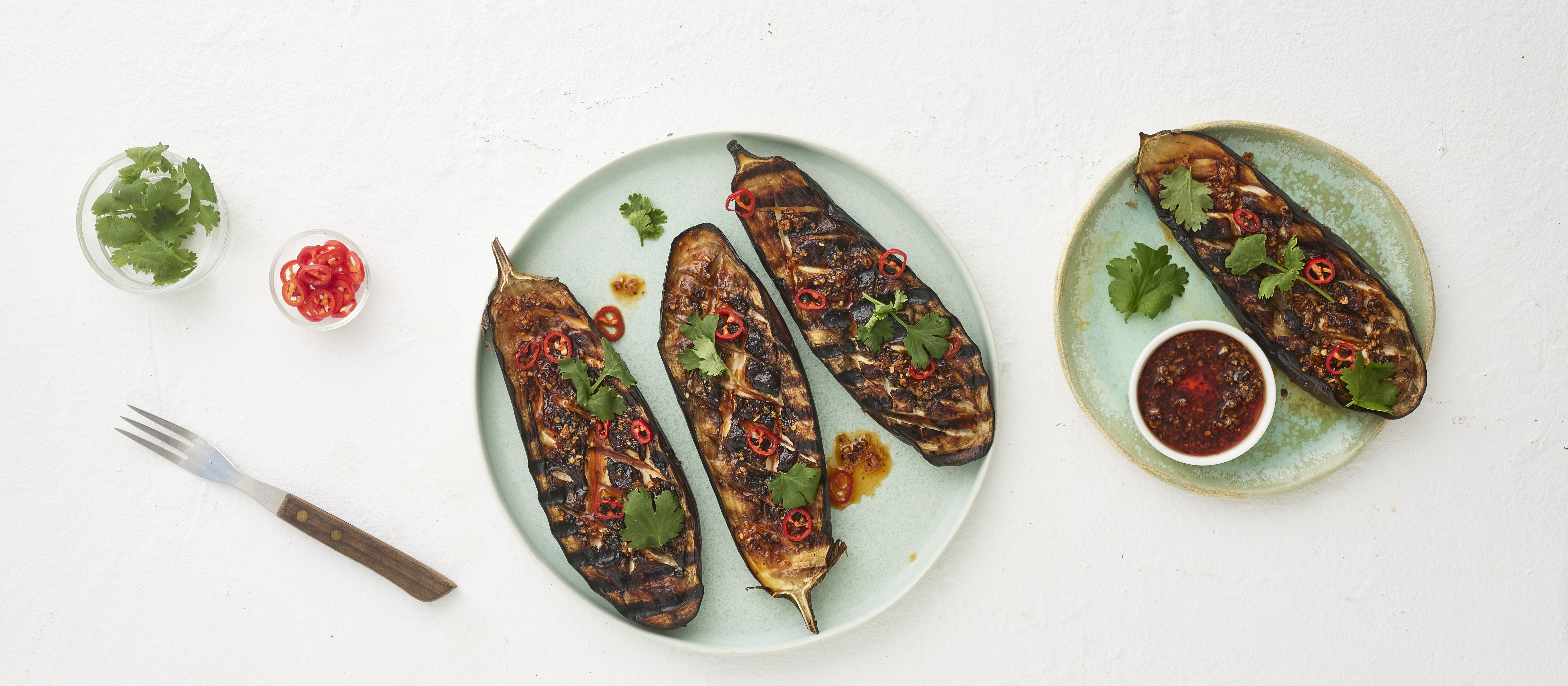 Grillatut munakoisot