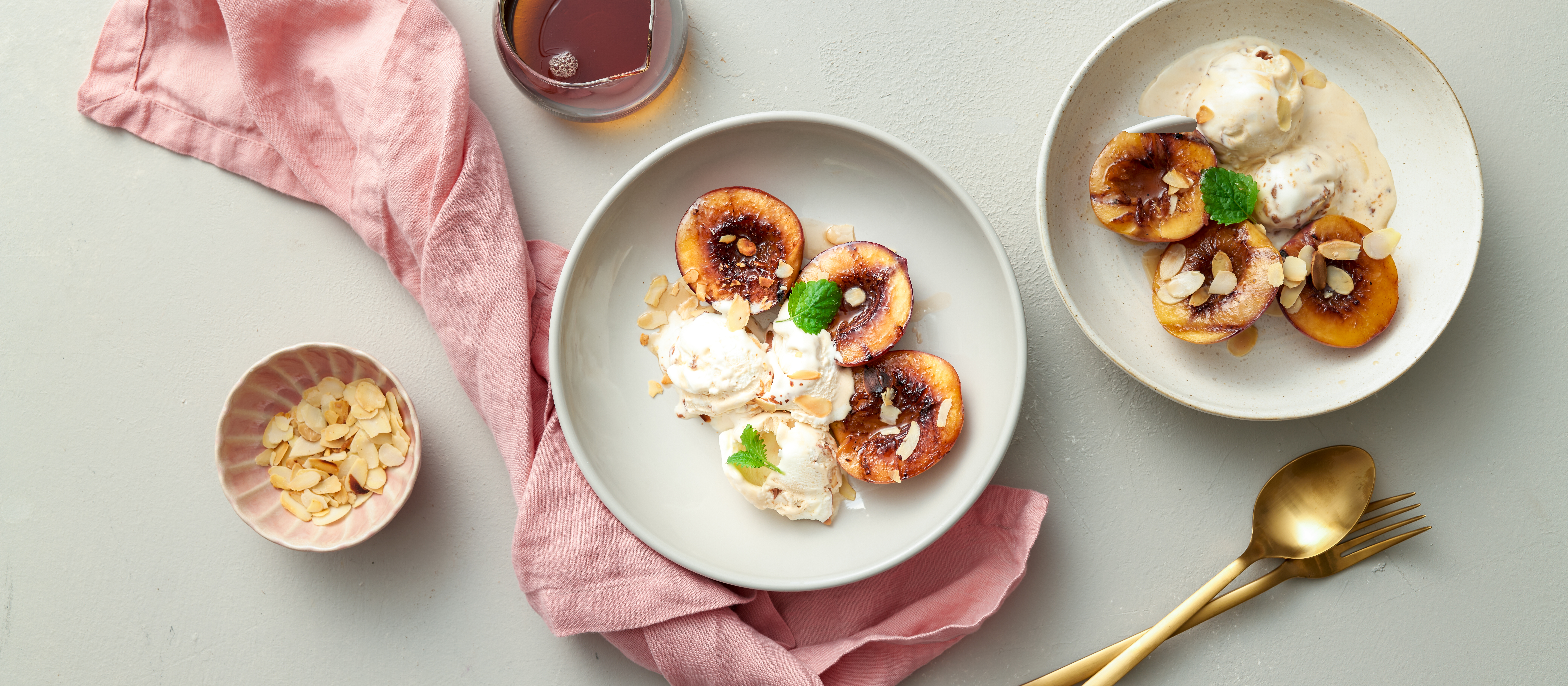 Grillatut nektariinit