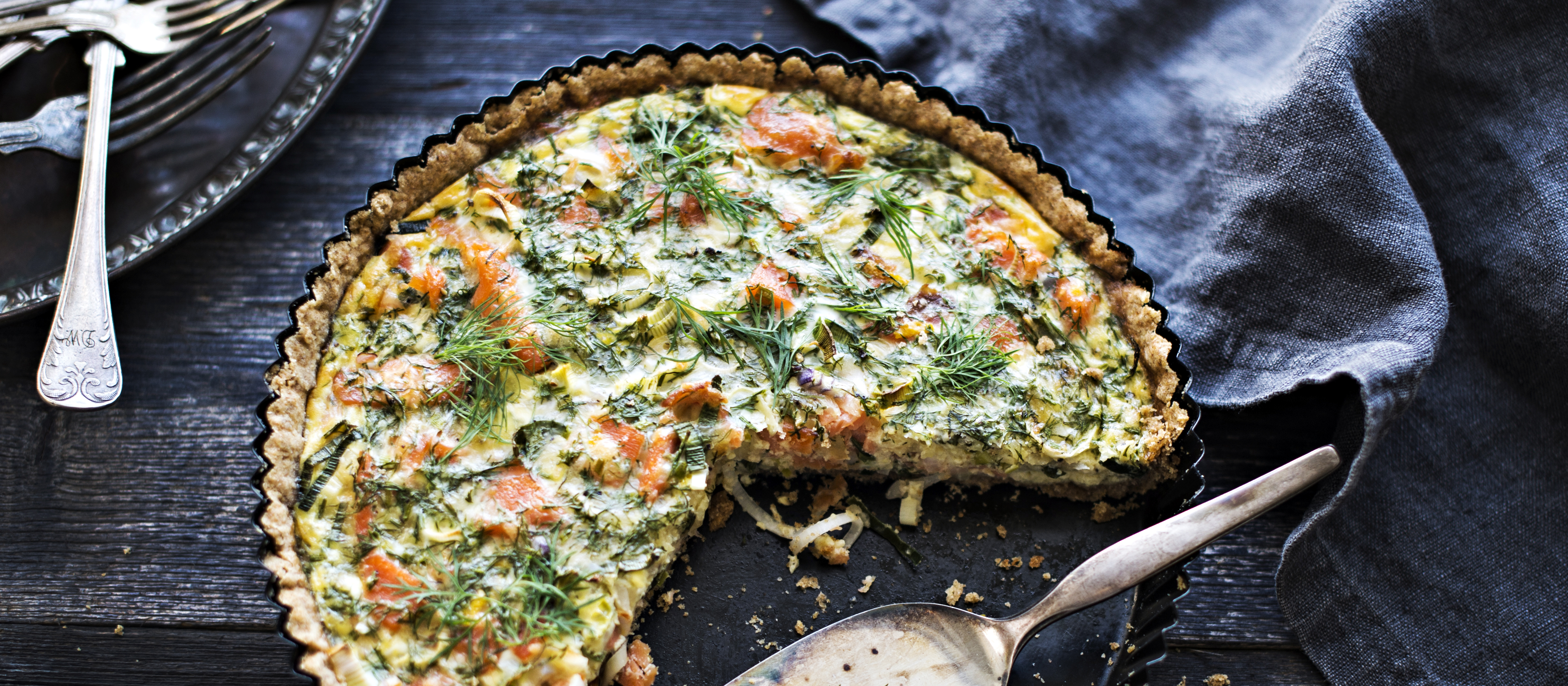 Kylmäsavulohipiirakka