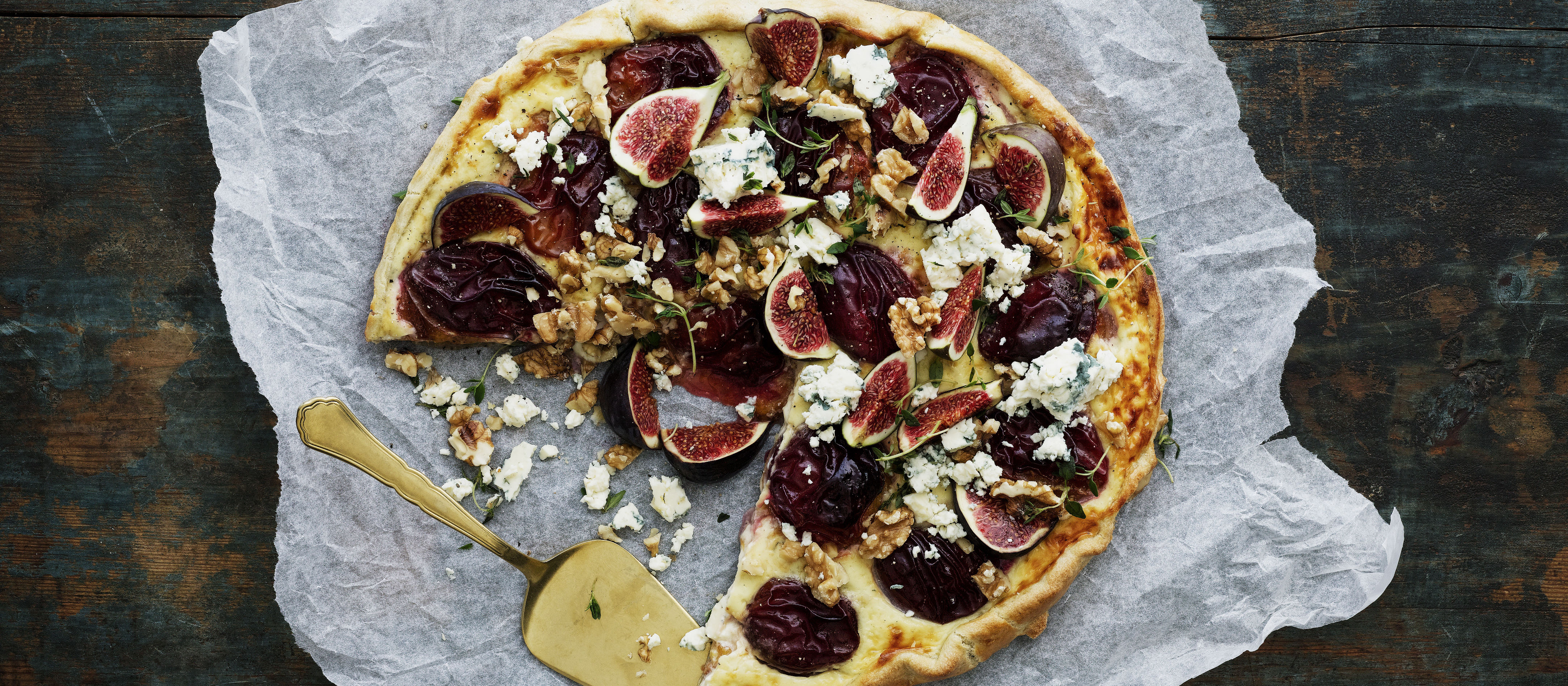 Luumu-viikunagalette