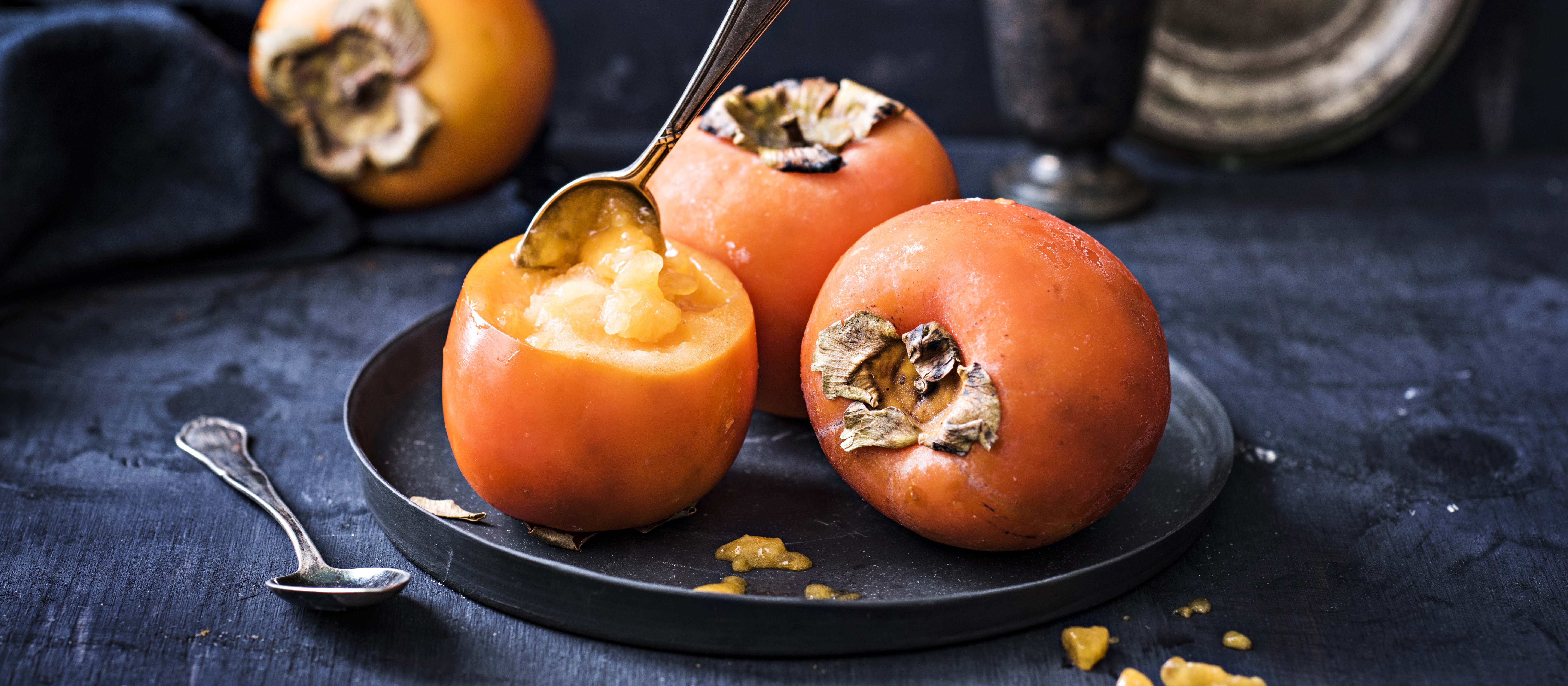 Helppo persimonsorbetti