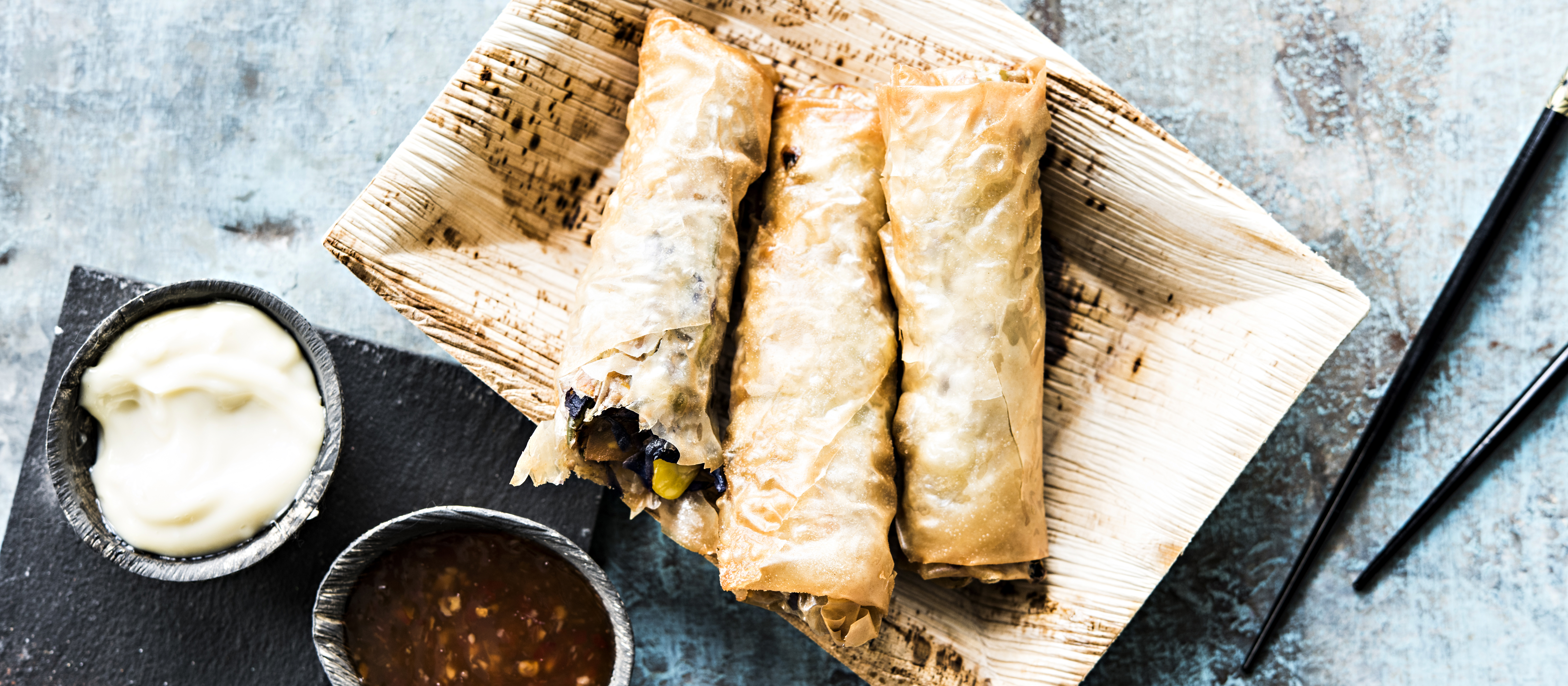 Lumpiat eli filippiiniläiset kasviskevätrullat