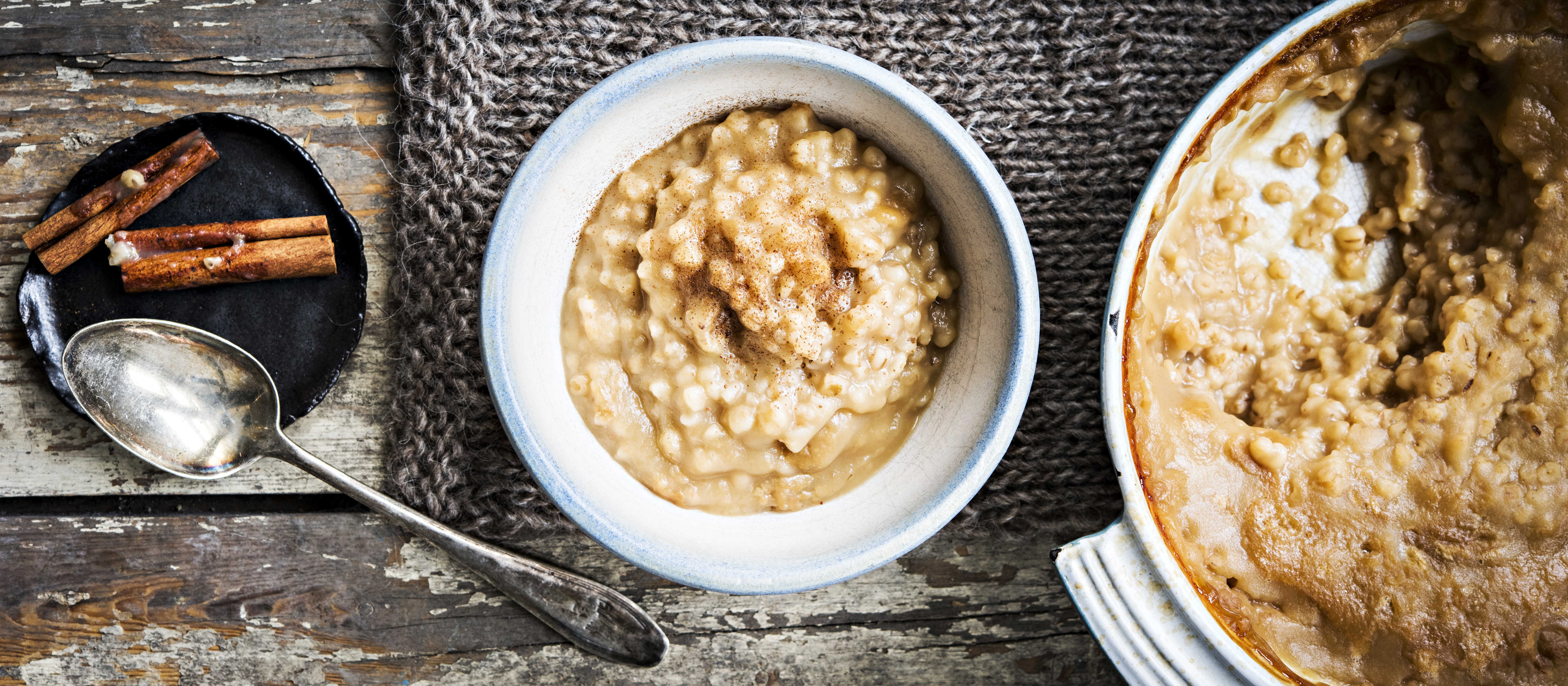 Ohra-päärynä-kaneliuunipuuro