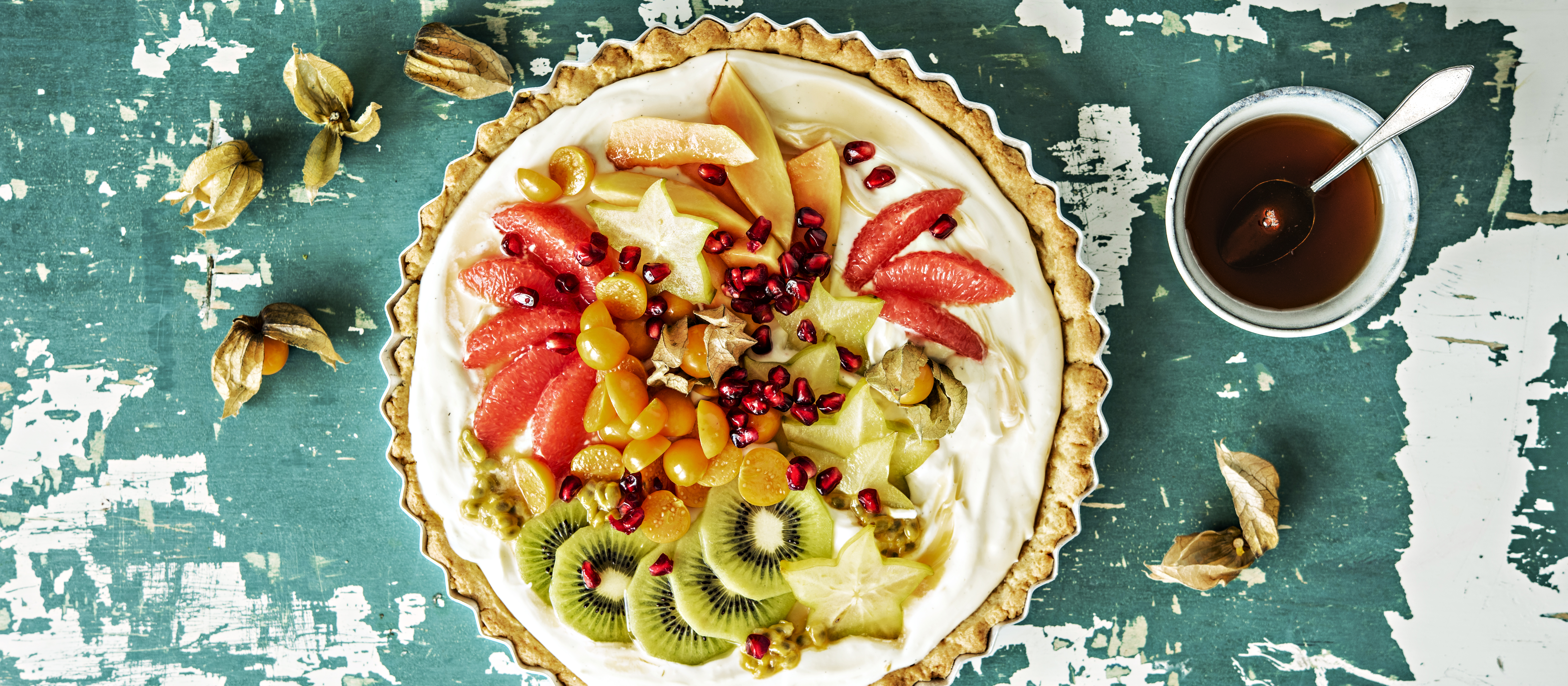 Helppo hedelmätorttu ja appelsiinisiirappi