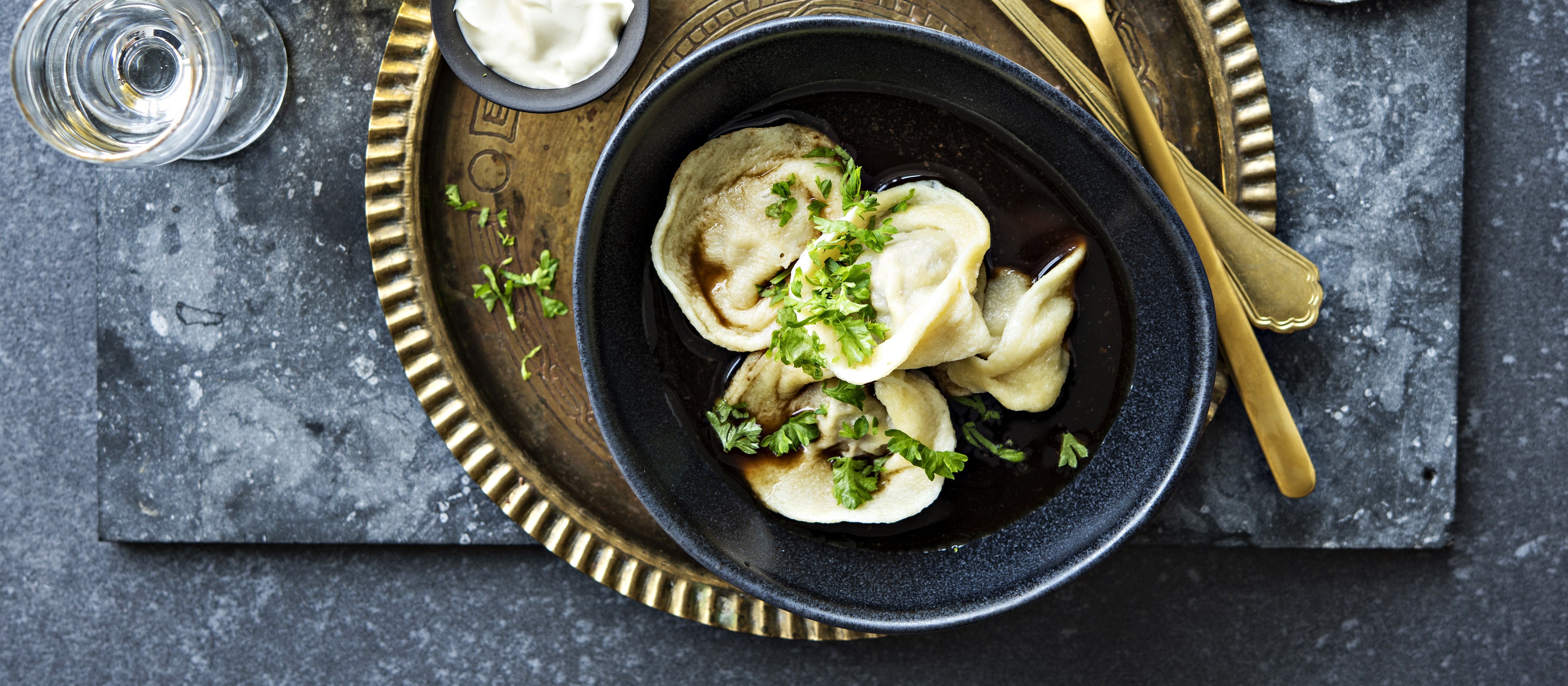 Pelmenit lihatäytteellä