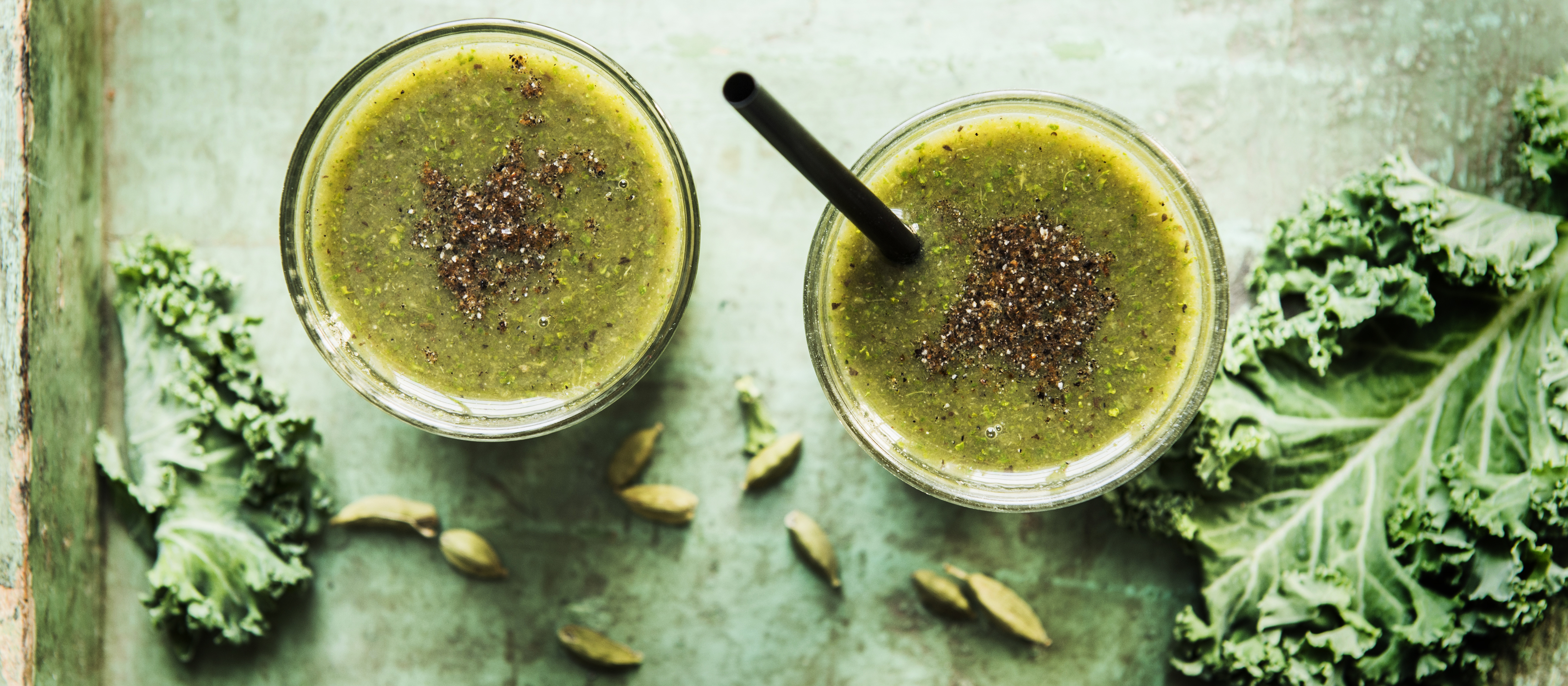 Lämmin vihersmoothie