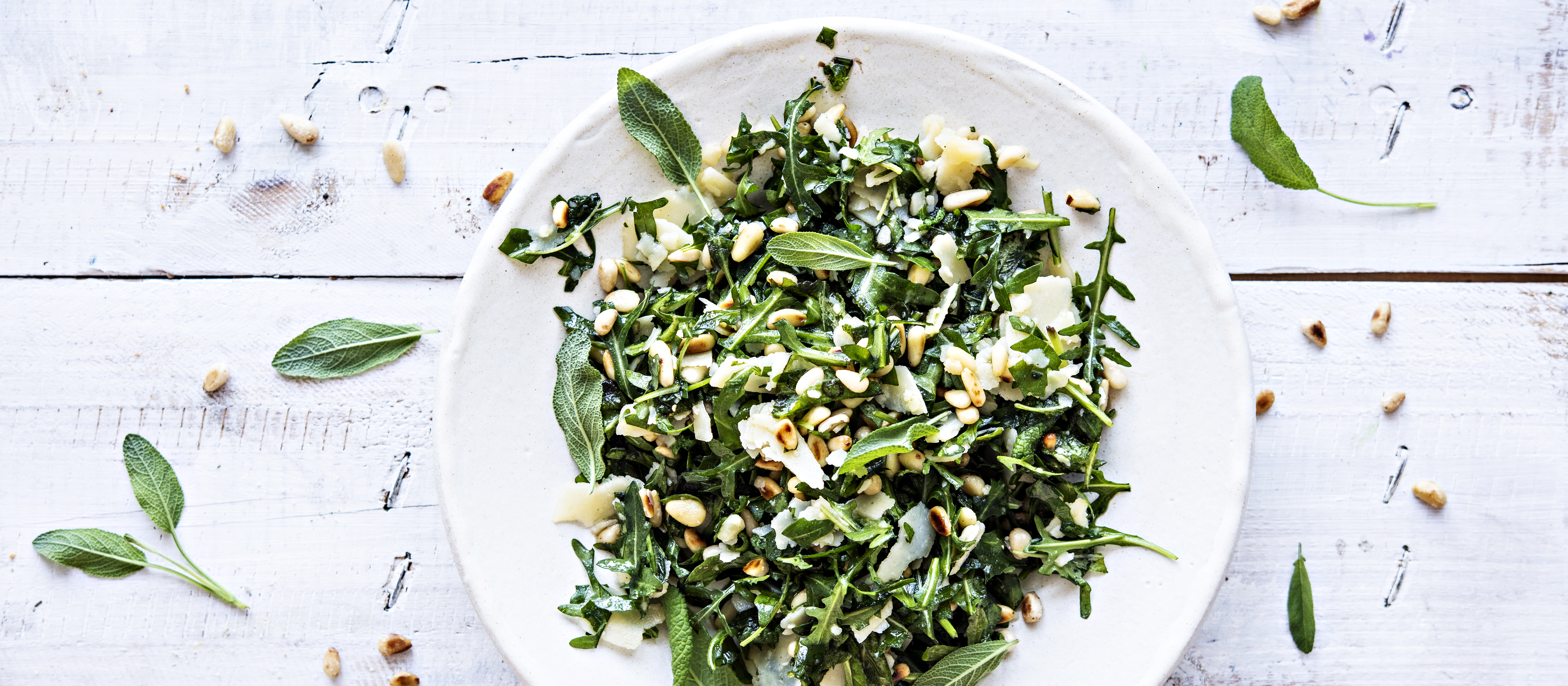 Rouheinen salviapesto