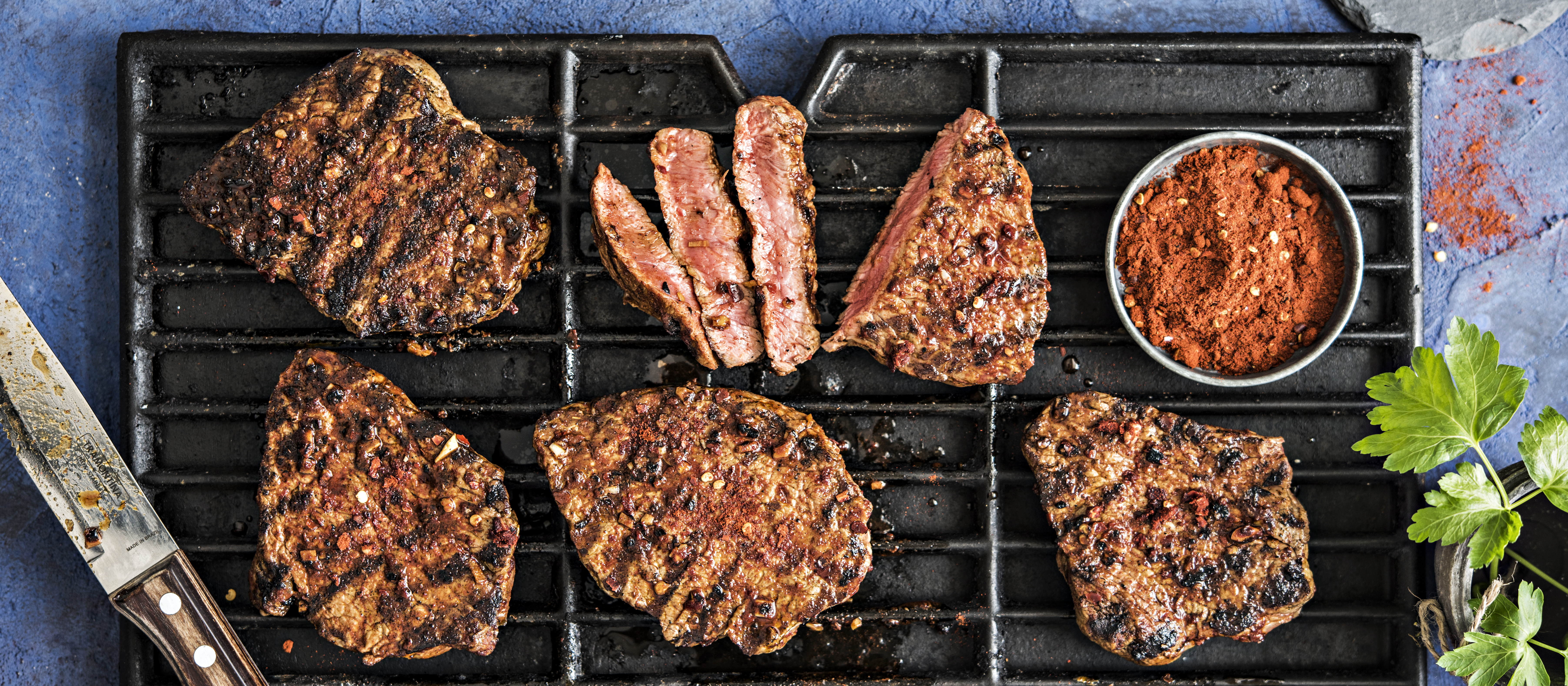 Naudan ulkofileepihvit ja savupaprikarub