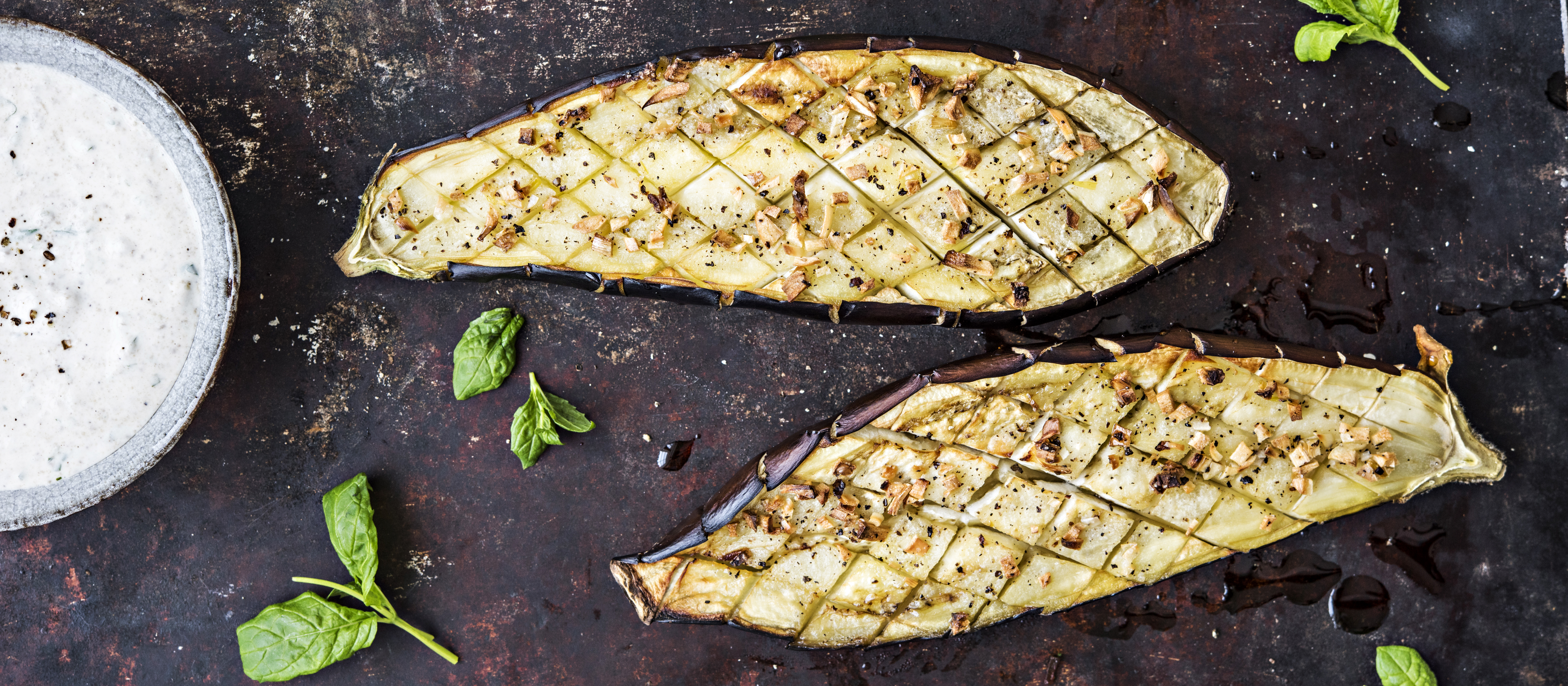 Paahdetut munakoisot