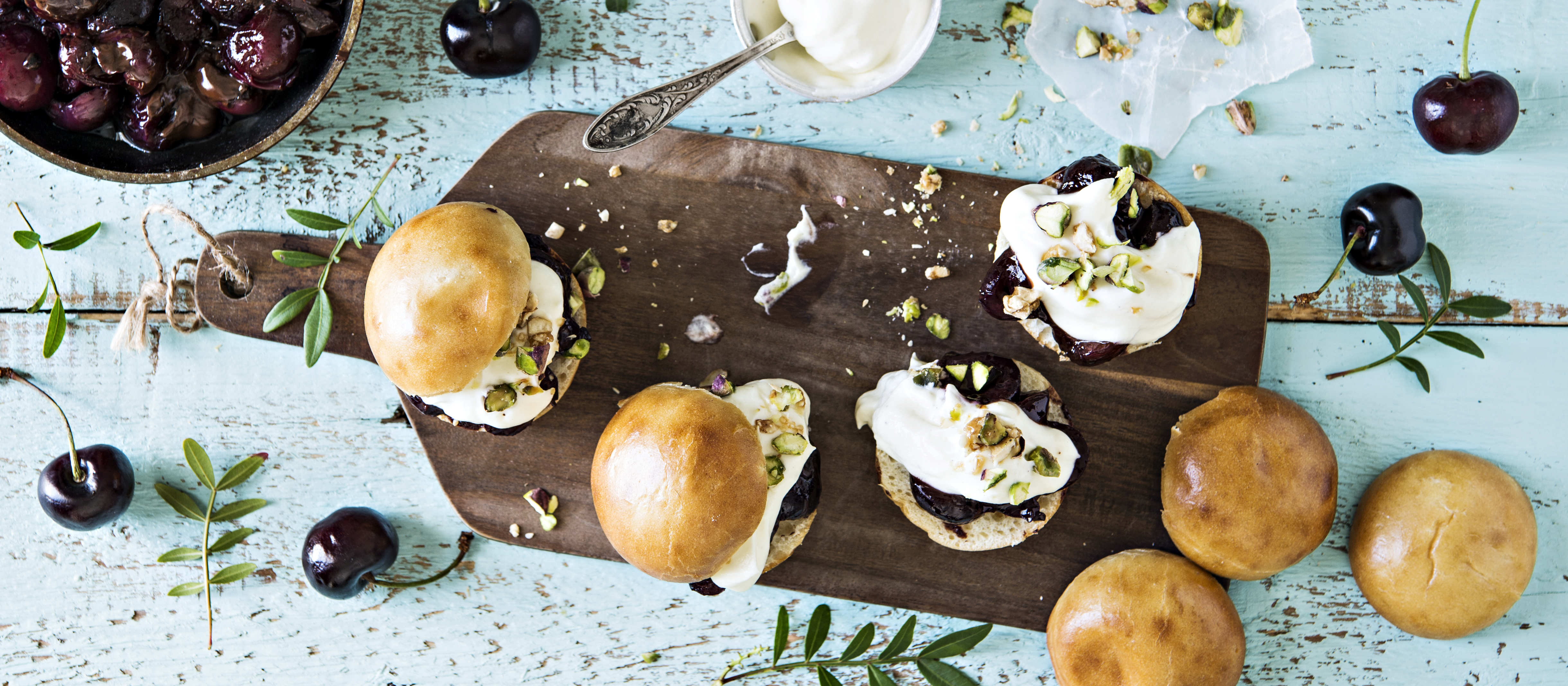 Suklaa-kirsikkaslider