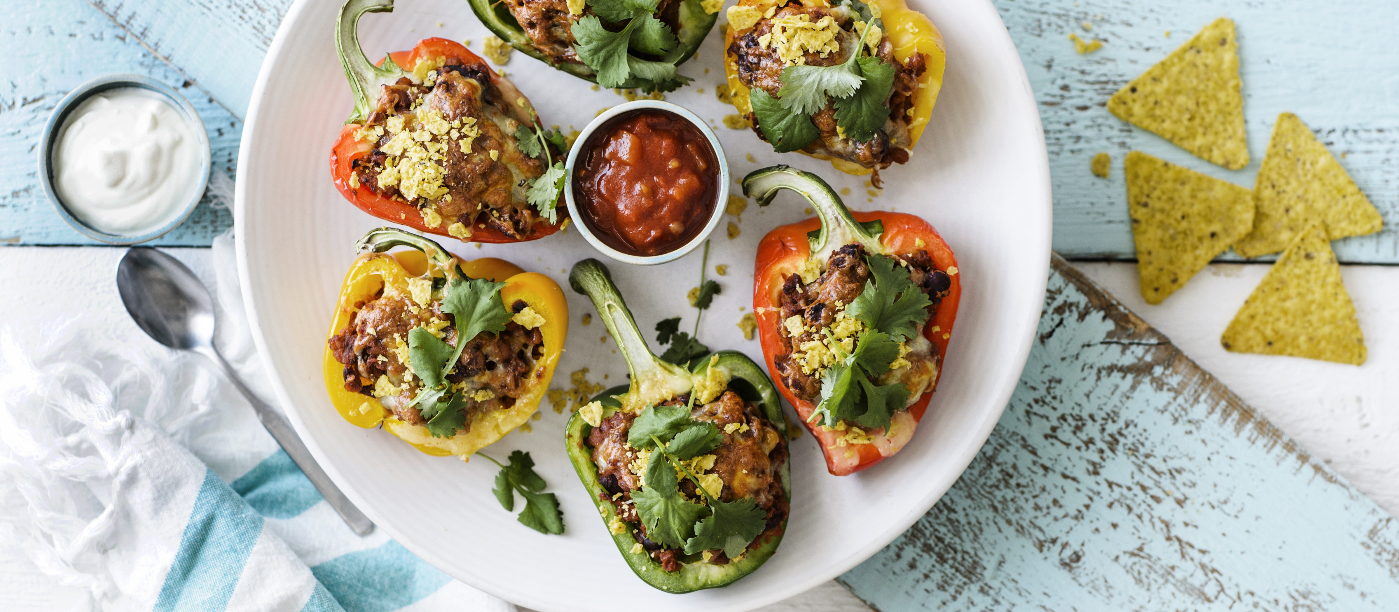 Taytetyt Paprikat Grillissa Paaruoat Reseptit K Ruoka