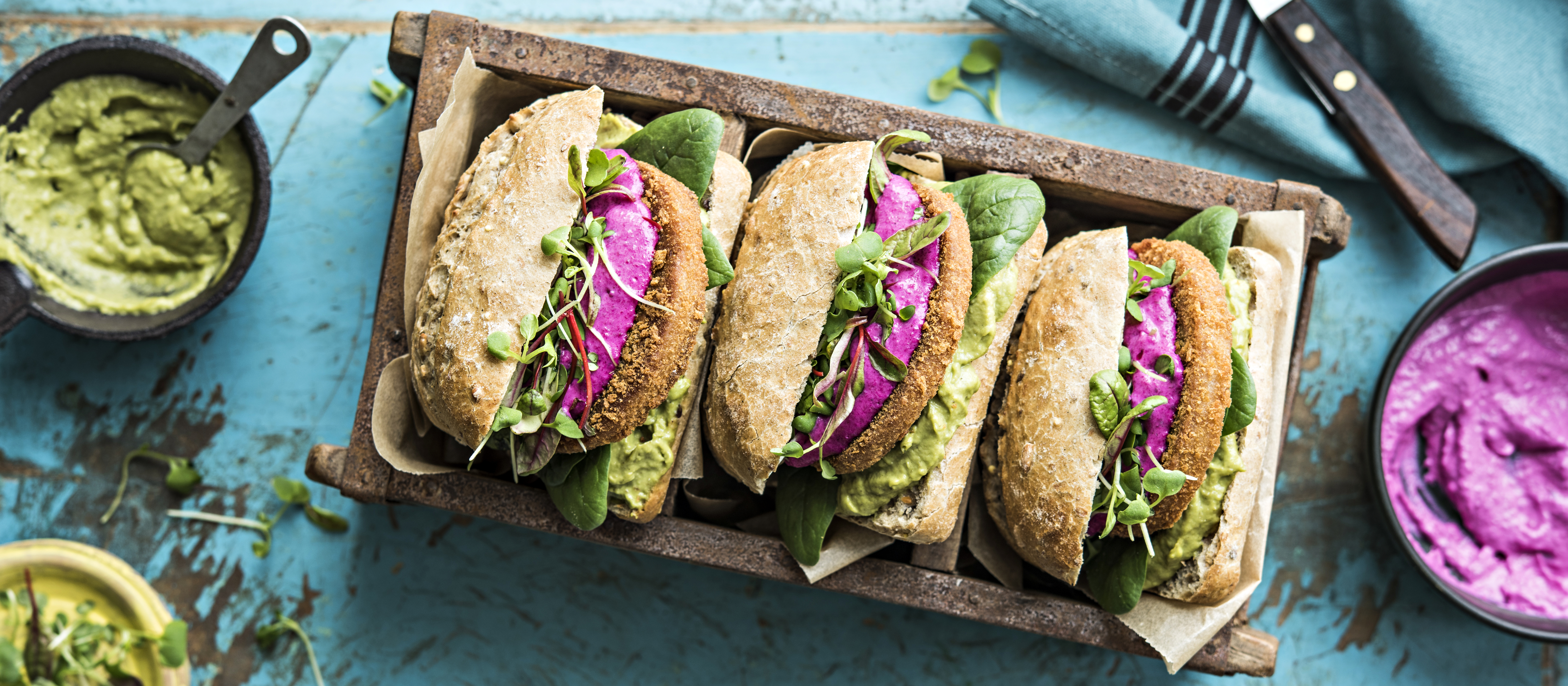 Vegaaninen kasvishampurilainen