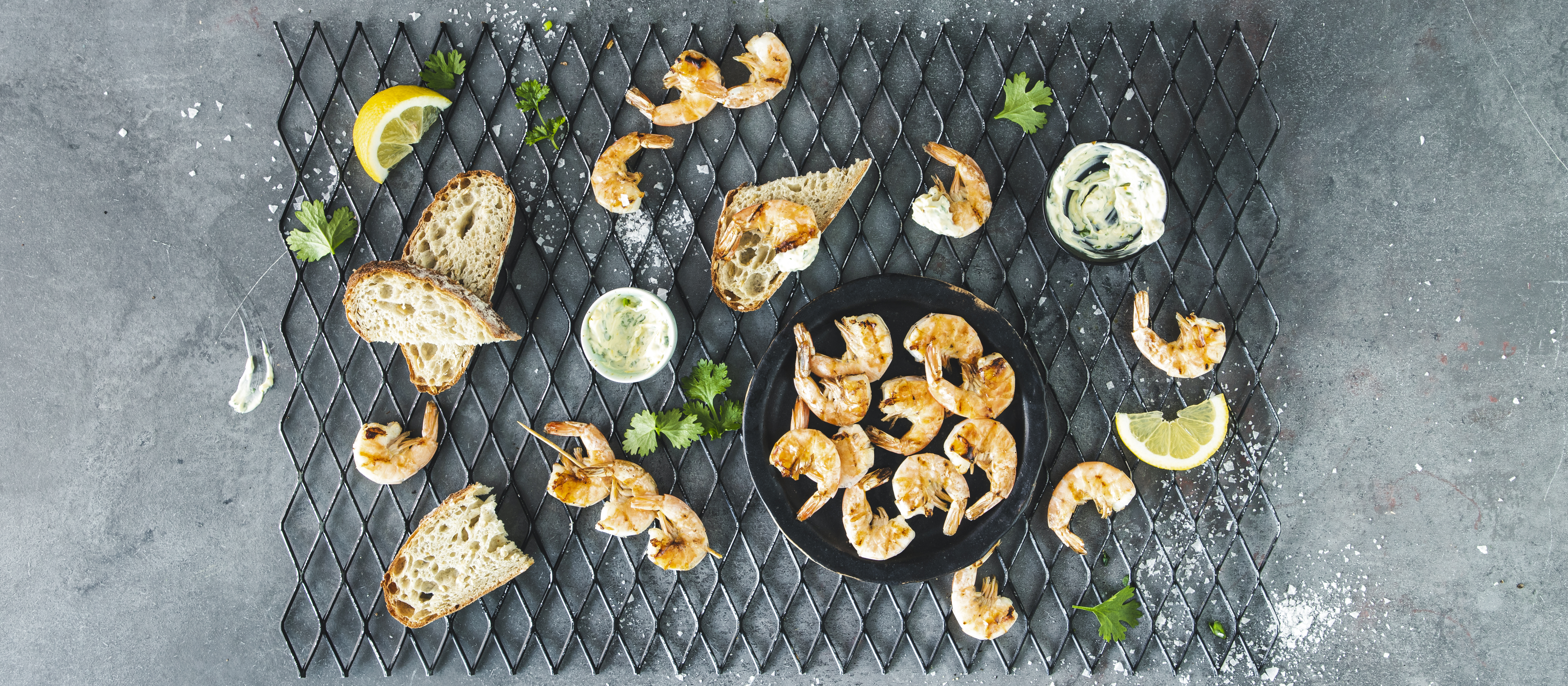 Jättikatkaravunpyrstöt ja sitruuna-aioli